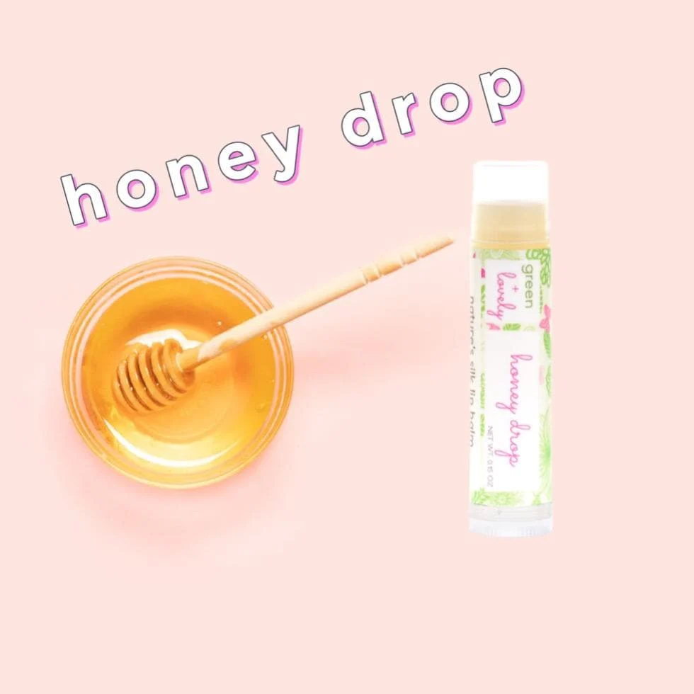 Honey Drop /// Summer Organic Lip Balm Butter for Intense Moisture - Beauty Gift - Image 2