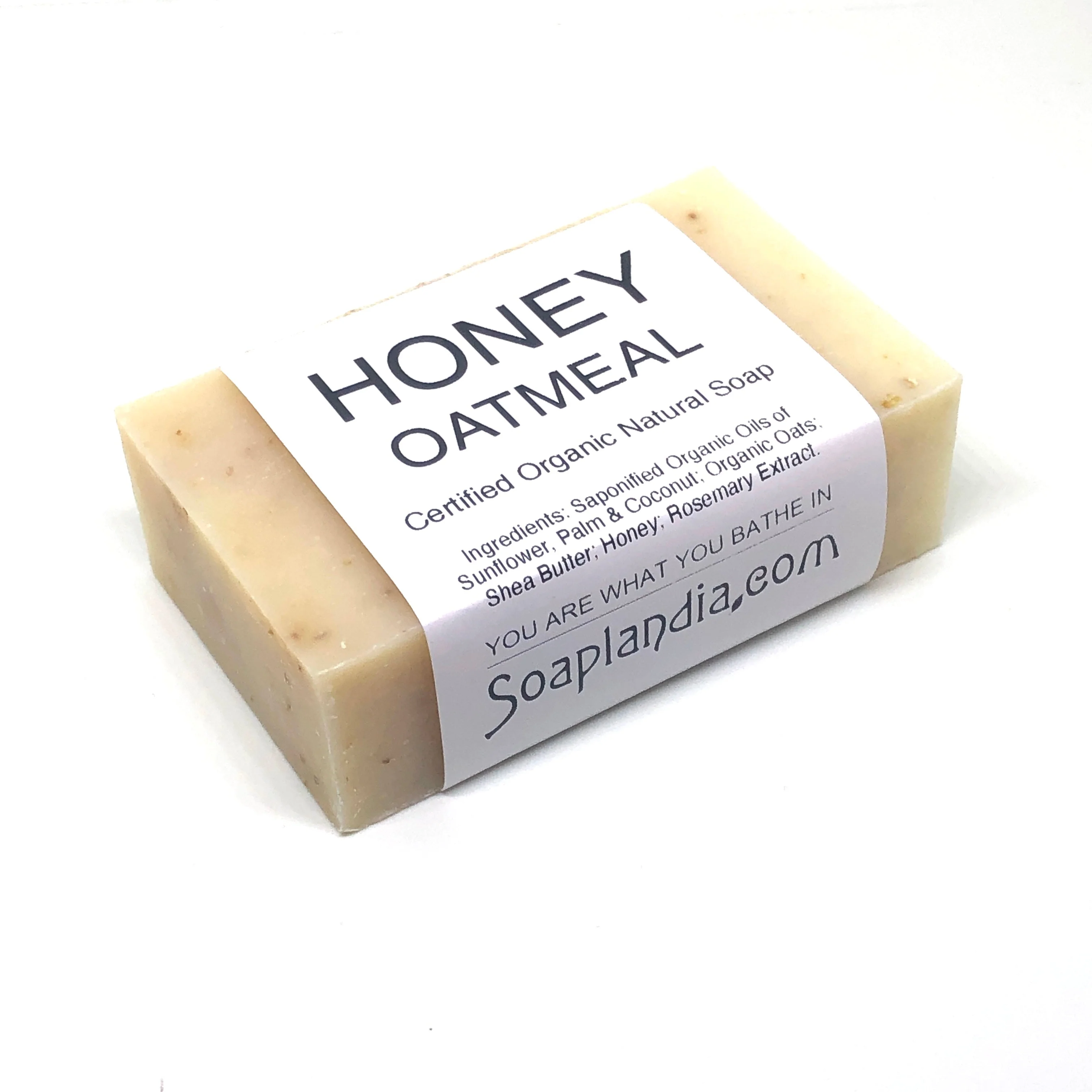 Honey Oatmeal Bar Soap, Organic - Image 2