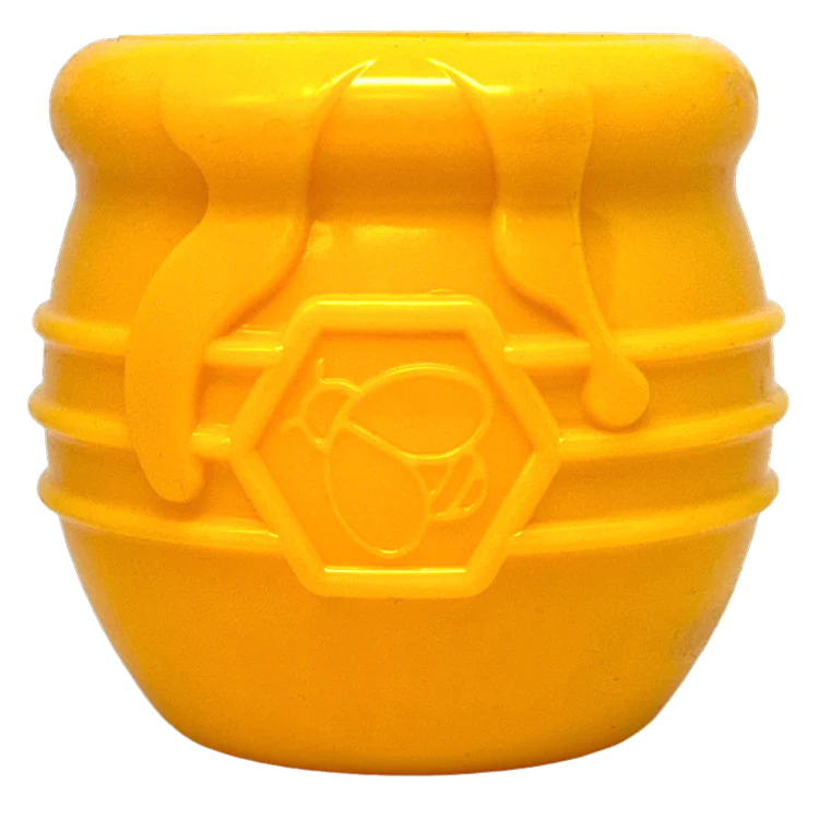 Honey Pot Dog eCup Treat Dispenser | Durable PUP-X Rubber Enrichment Toy | USA Made - Image 2