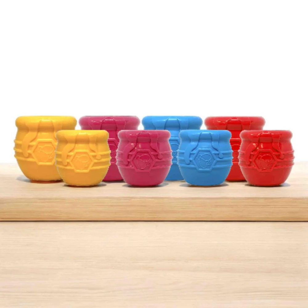 Honey Pot Dog eCup Treat Dispenser | Durable PUP-X Rubber Enrichment Toy | USA Made - Image 3