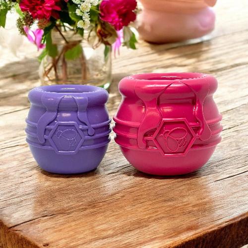 Honey Pot Dog eCup Treat Dispenser | Durable PUP-X Rubber Enrichment Toy | USA Made - Image 8