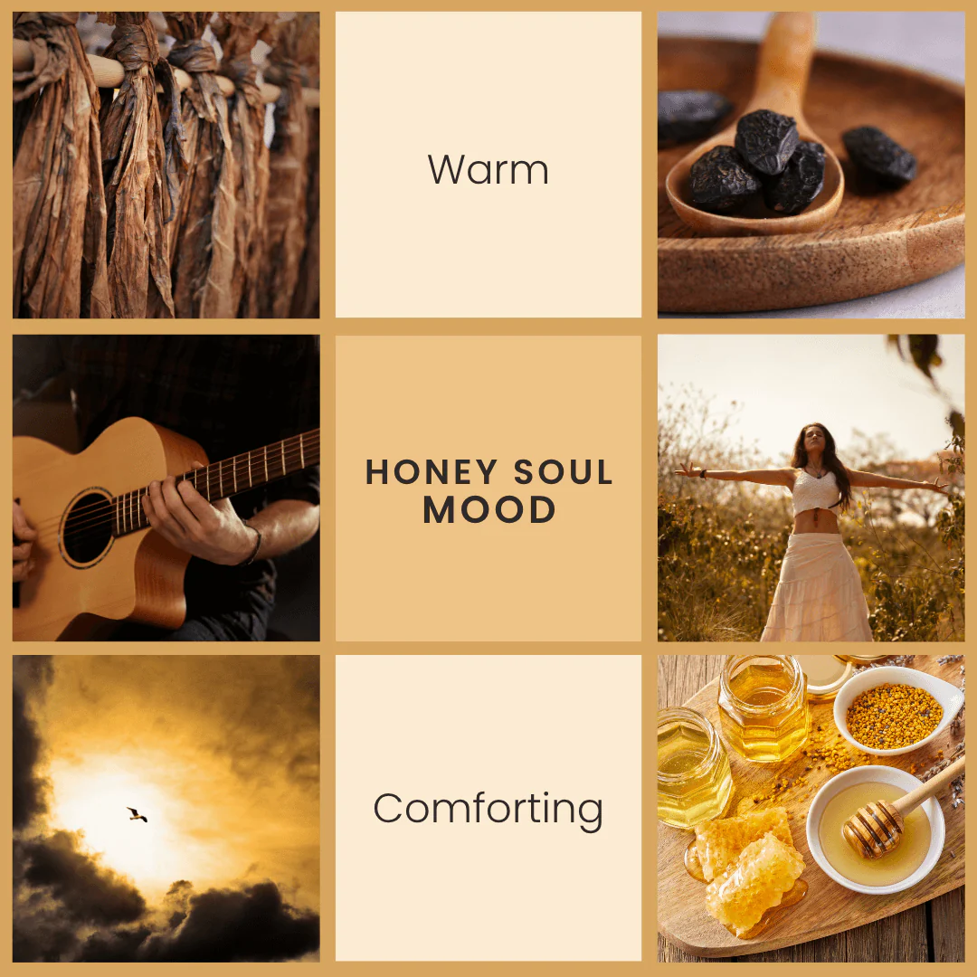 Honey Soul – Honey & Tobacco Soy Candle - Image 3
