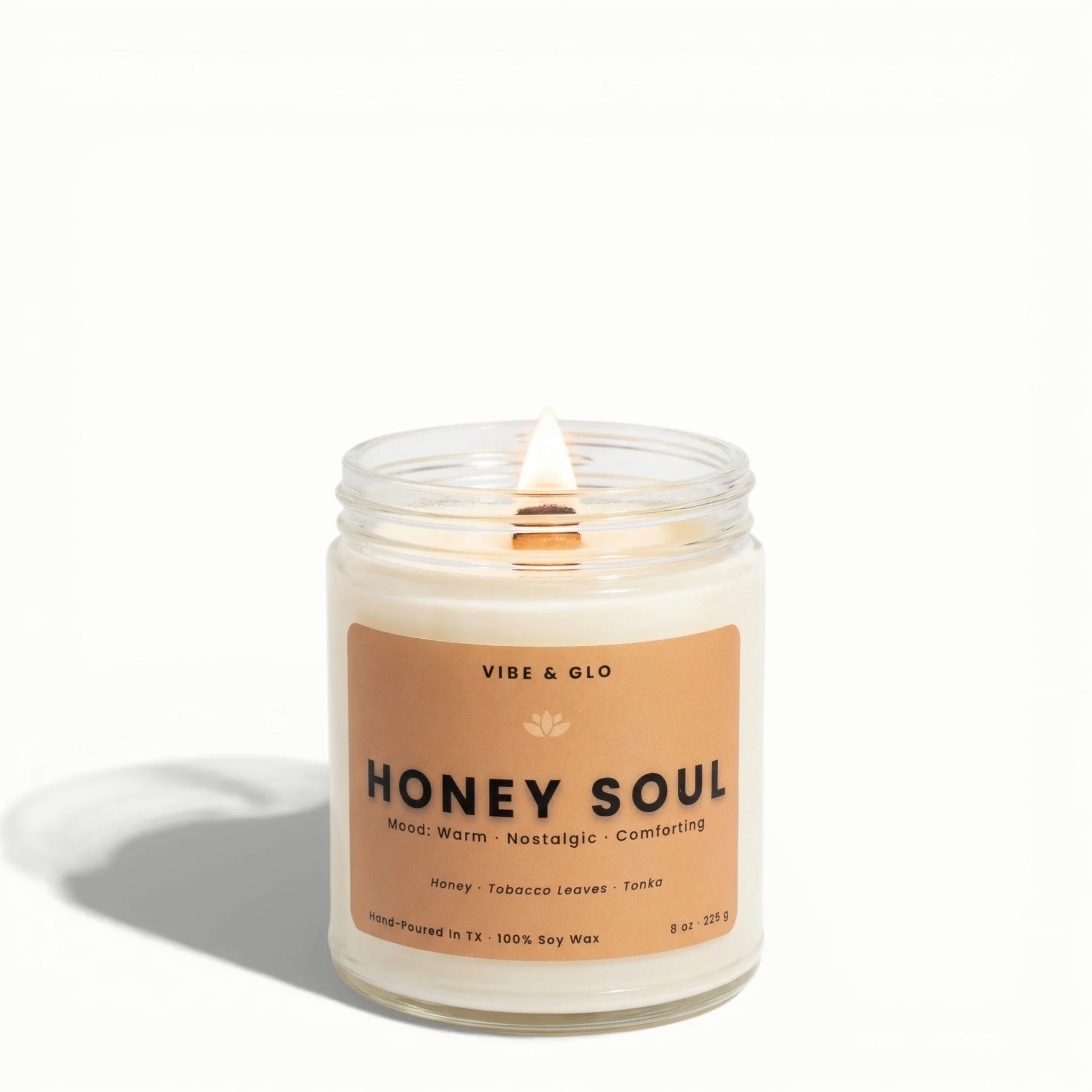 Honey Soul – Honey & Tobacco Soy Candle - Image 9