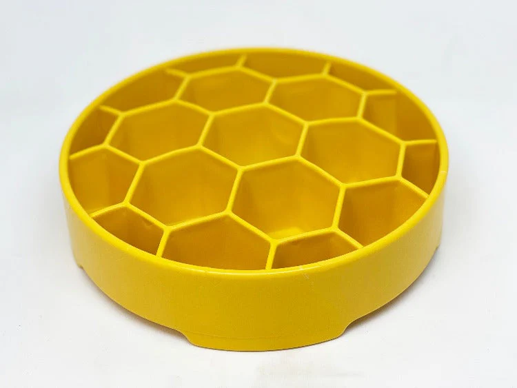 Honeycomb eBowl Deep Slow Feeder Dog Bowl for Enrichment | USA Made - Image 11