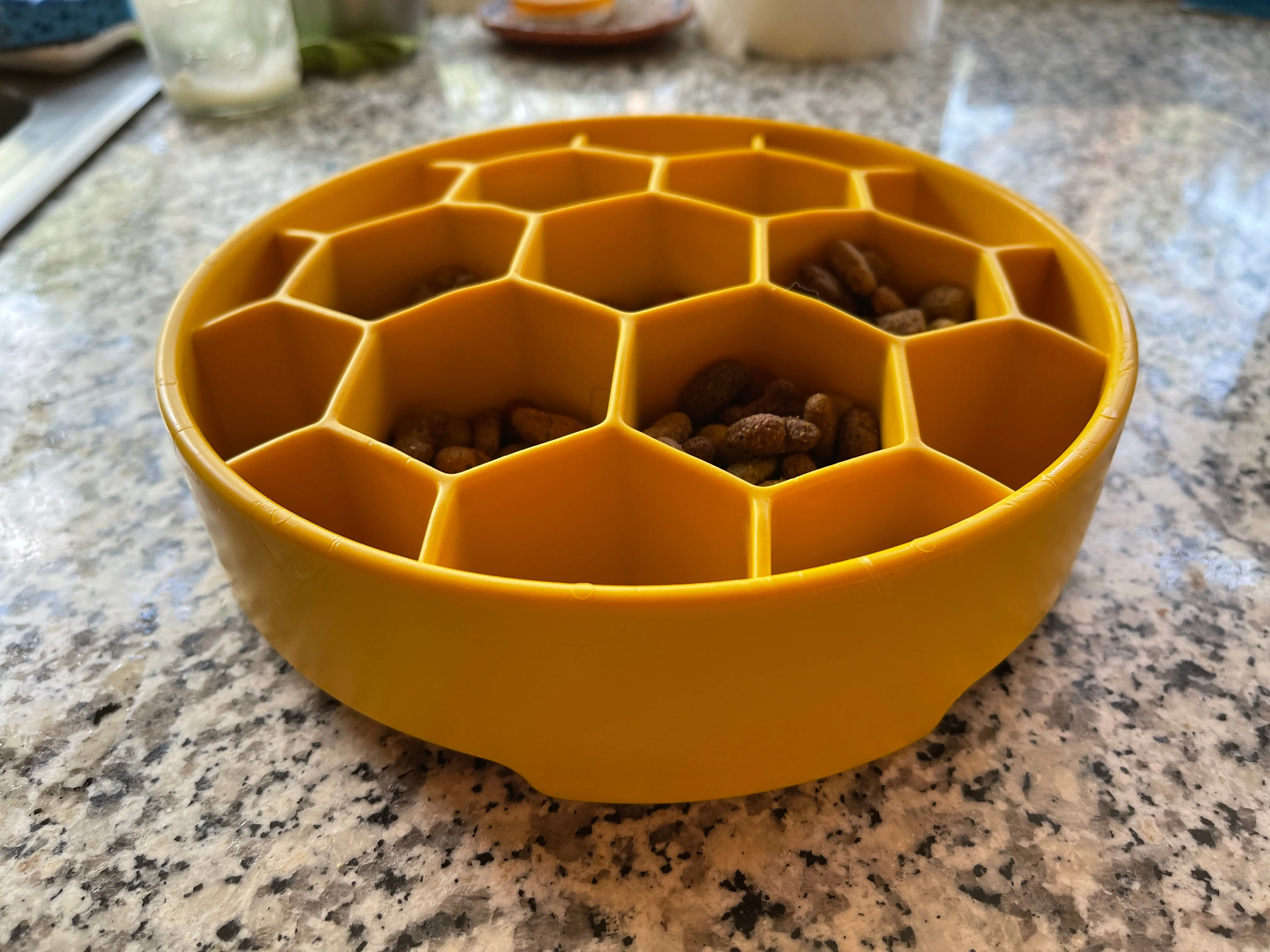 Honeycomb eBowl Deep Slow Feeder Dog Bowl for Enrichment | USA Made - Image 16