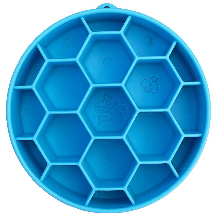 Honeycomb eBowl Deep Slow Feeder Dog Bowl for Enrichment | USA Made - Image 2