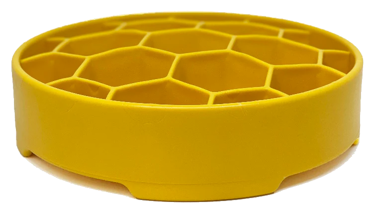 Honeycomb eBowl Deep Slow Feeder Dog Bowl for Enrichment | USA Made - Image 7