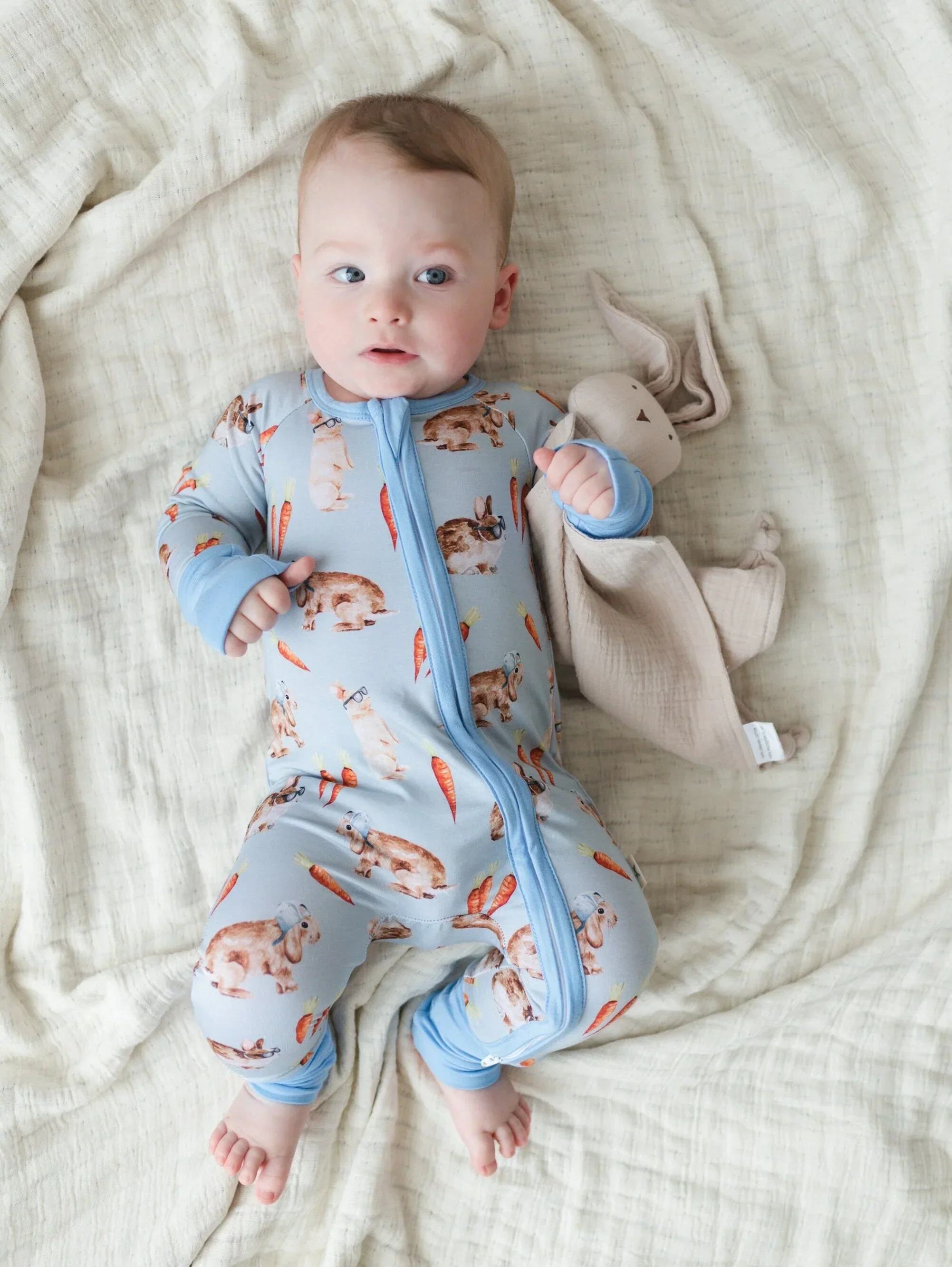 Hoppy Dudes Bamboo Zippy Pajamas - Image 2