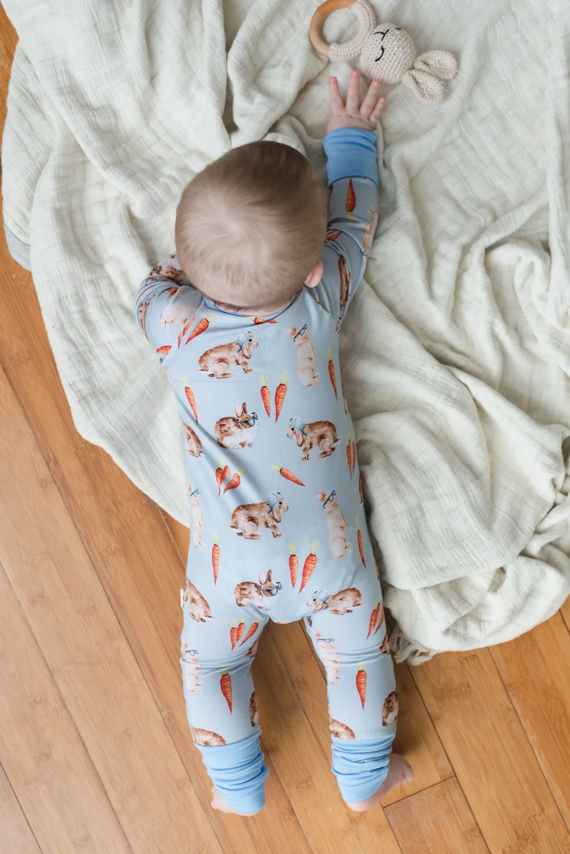 Hoppy Dudes Bamboo Zippy Pajamas - Image 3
