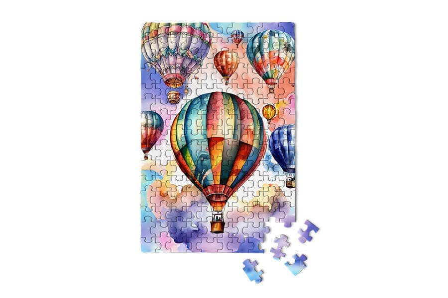 Hot Air Balloons Festival Mini Jigsaw Puzzle | MicroPuzzles - Image 2