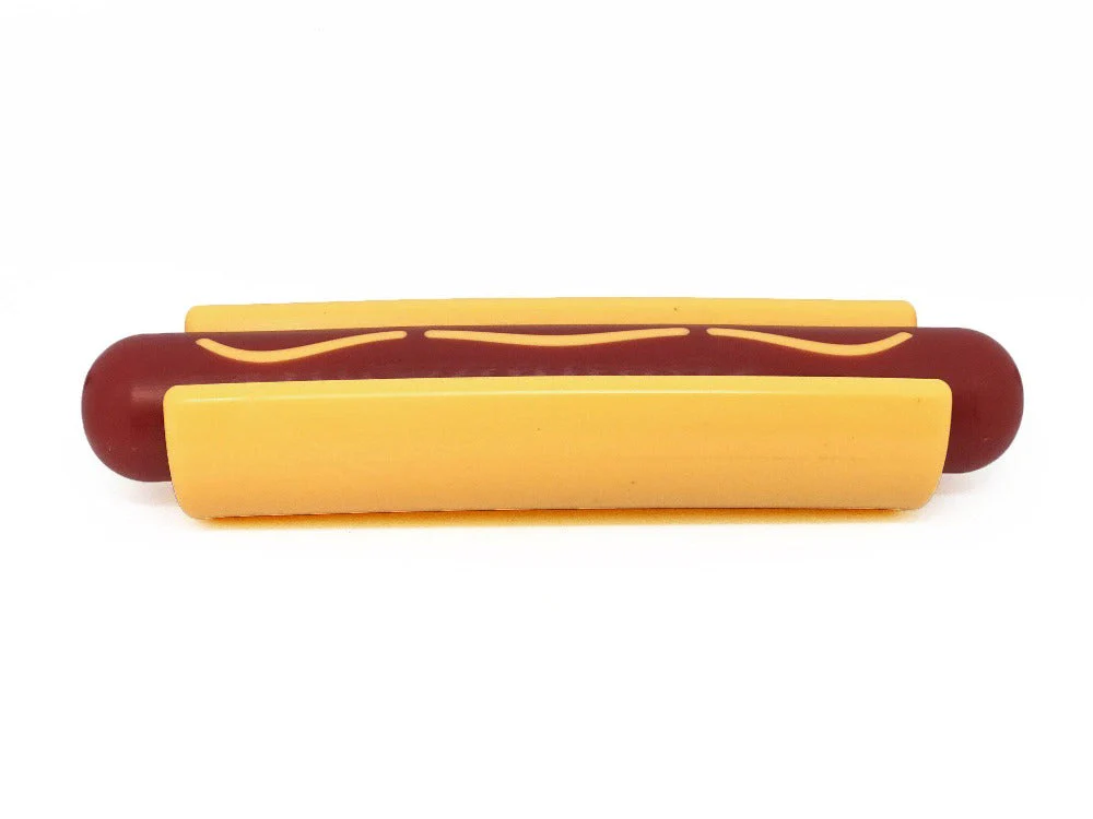 Hot Dog Nylon Dog Toy for Aggressive Chewers | USA Made | SodaPup - Image 6