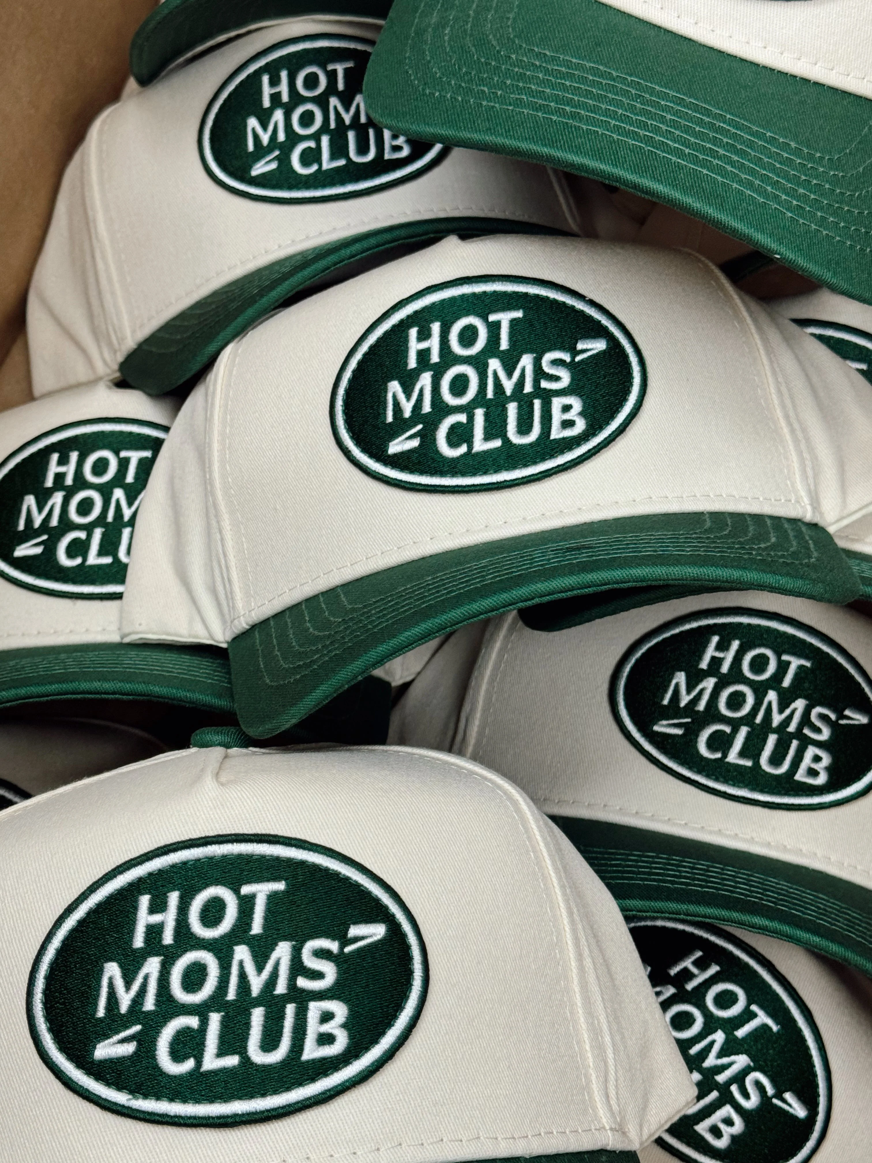 Hot Moms Club - Green Vintage Trucker Hat - Image 4
