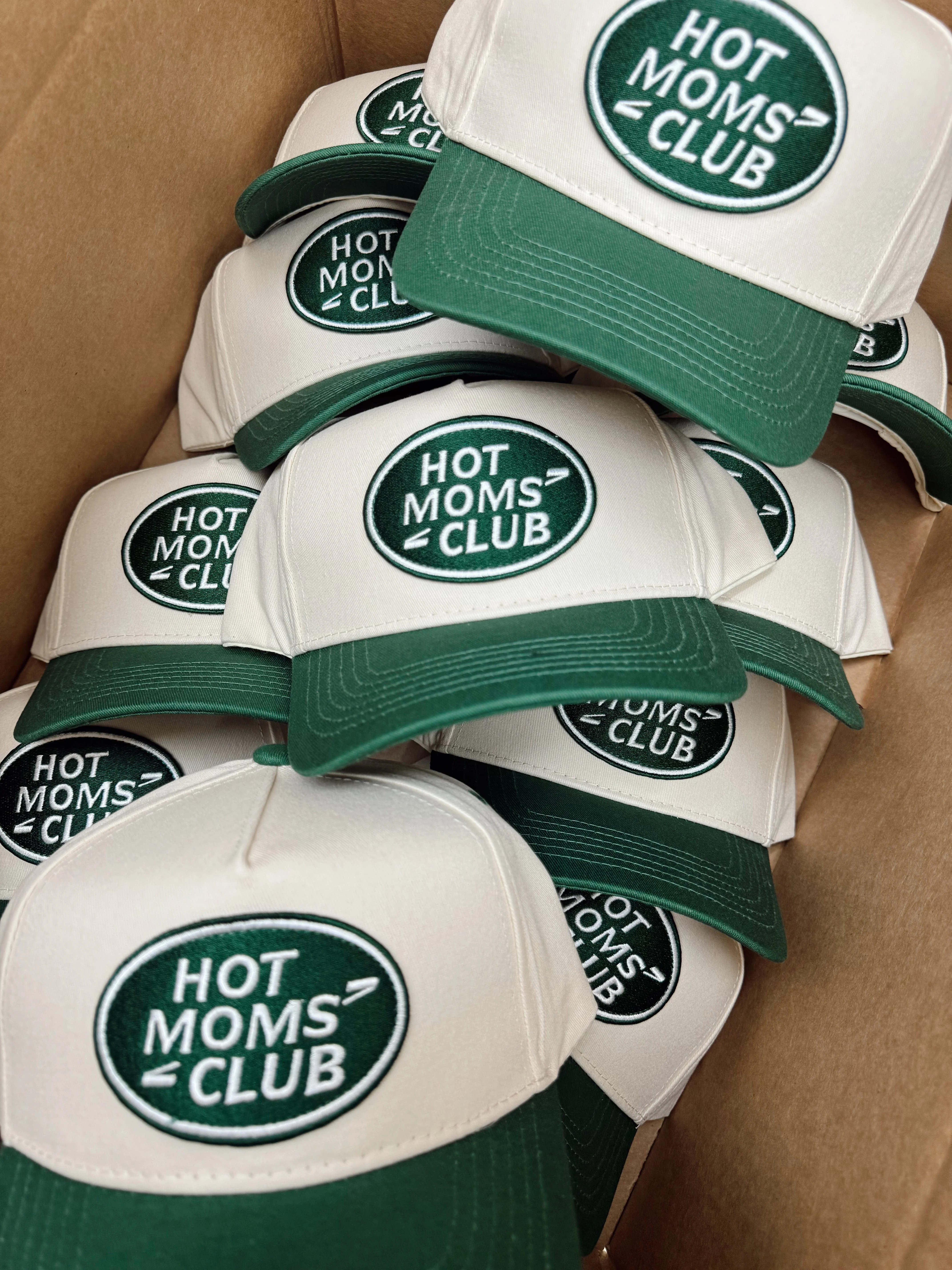 Hot Moms Club - Green Vintage Trucker Hat - Image 5