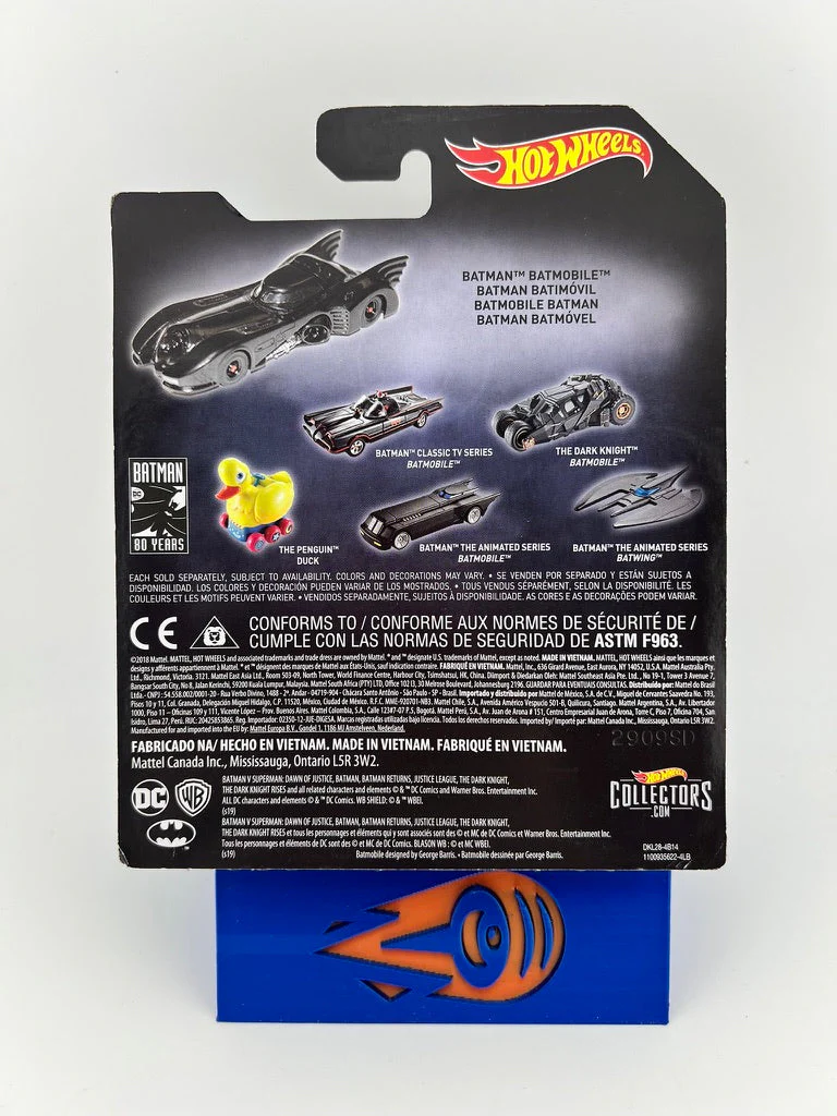 Hot Wheels Batman Batmobile (Batman 80 Years Edition) - Image 3