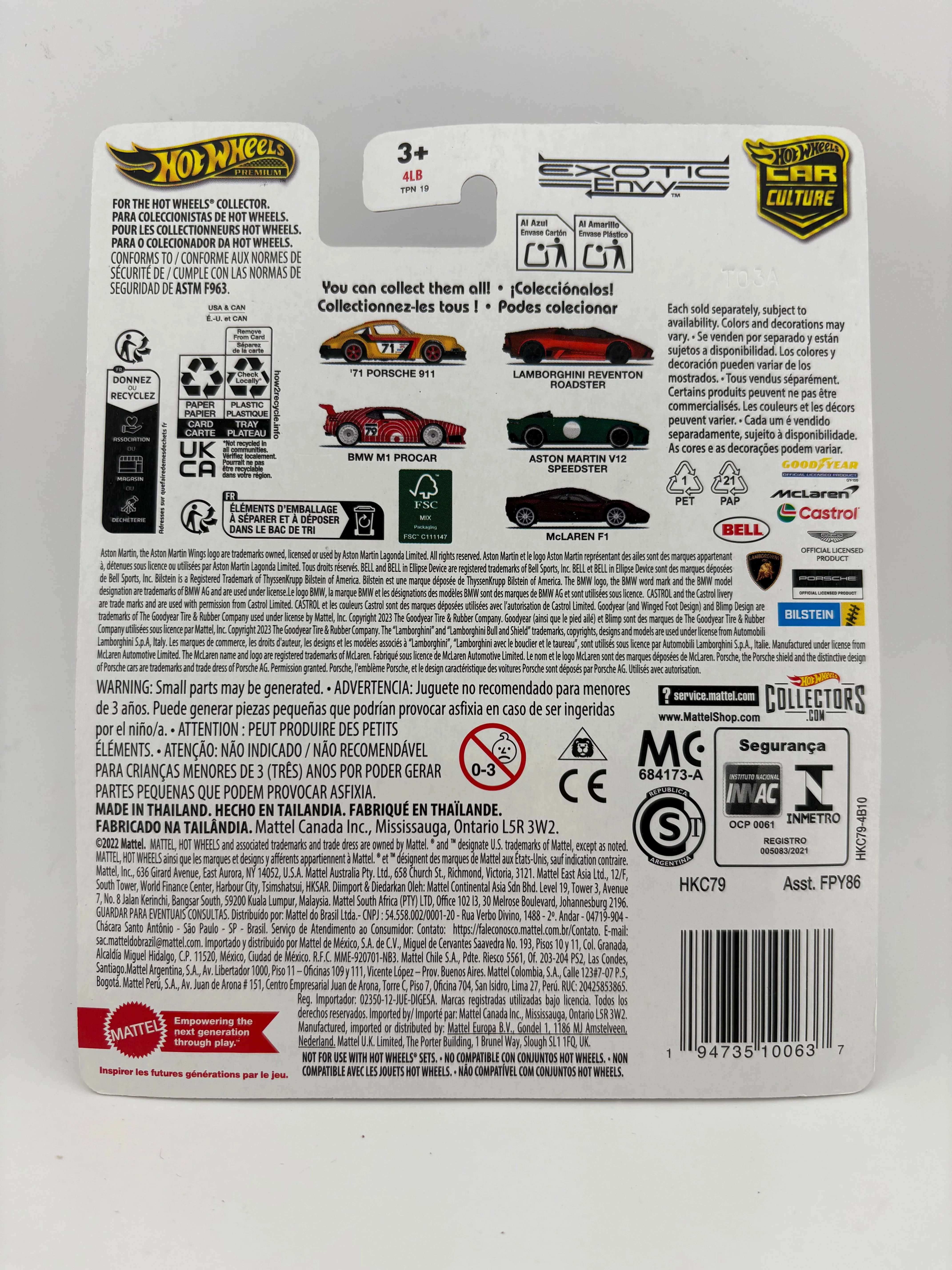 Hot Wheels Car Culture – Exotic Envy: BMW M1 Procar (3/5) - Image 2