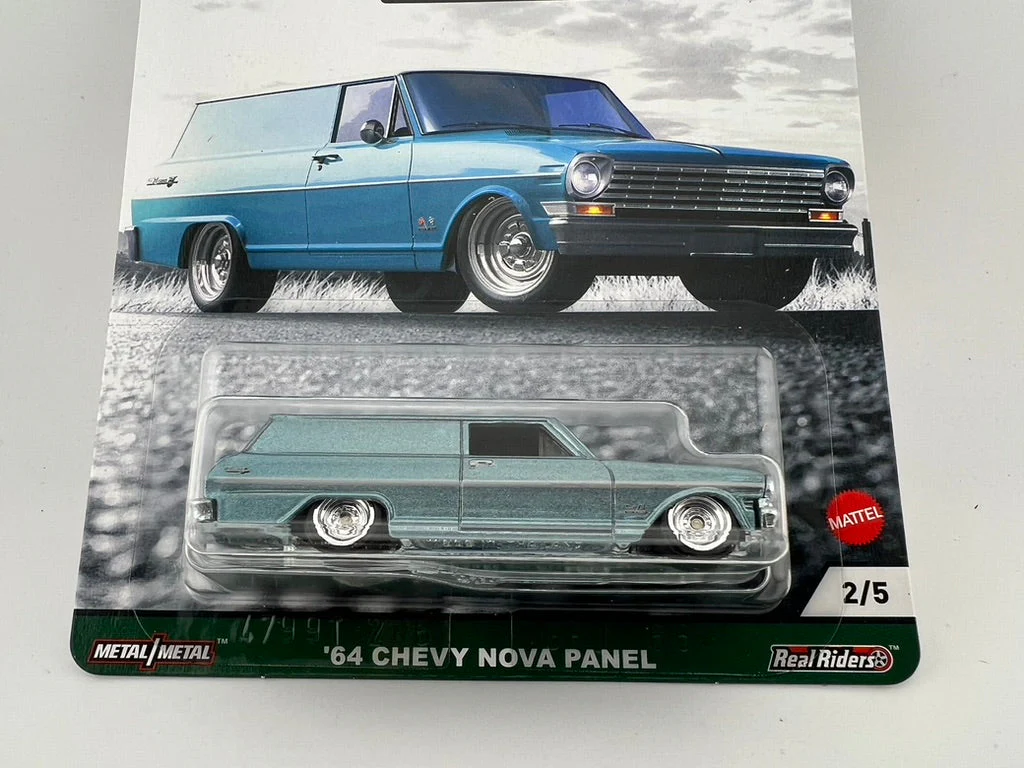 Hot Wheels Car Culture Fast Wagons – ’64 Chevy Nova Panel - Image 2
