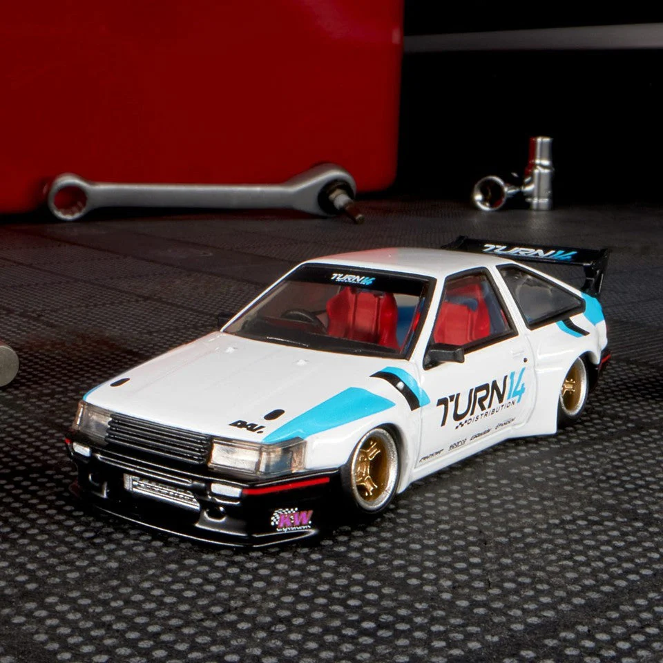 Hot Wheels Elite 64 – Toyota Corolla Levin (AE86) Custom – Turn 14 Edition - Image 3