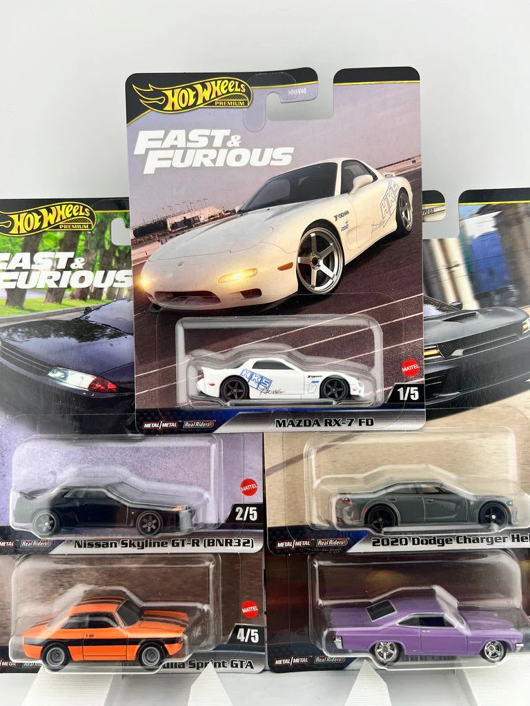 Hot Wheels Fast & Furious 5-Car Set - Image 2