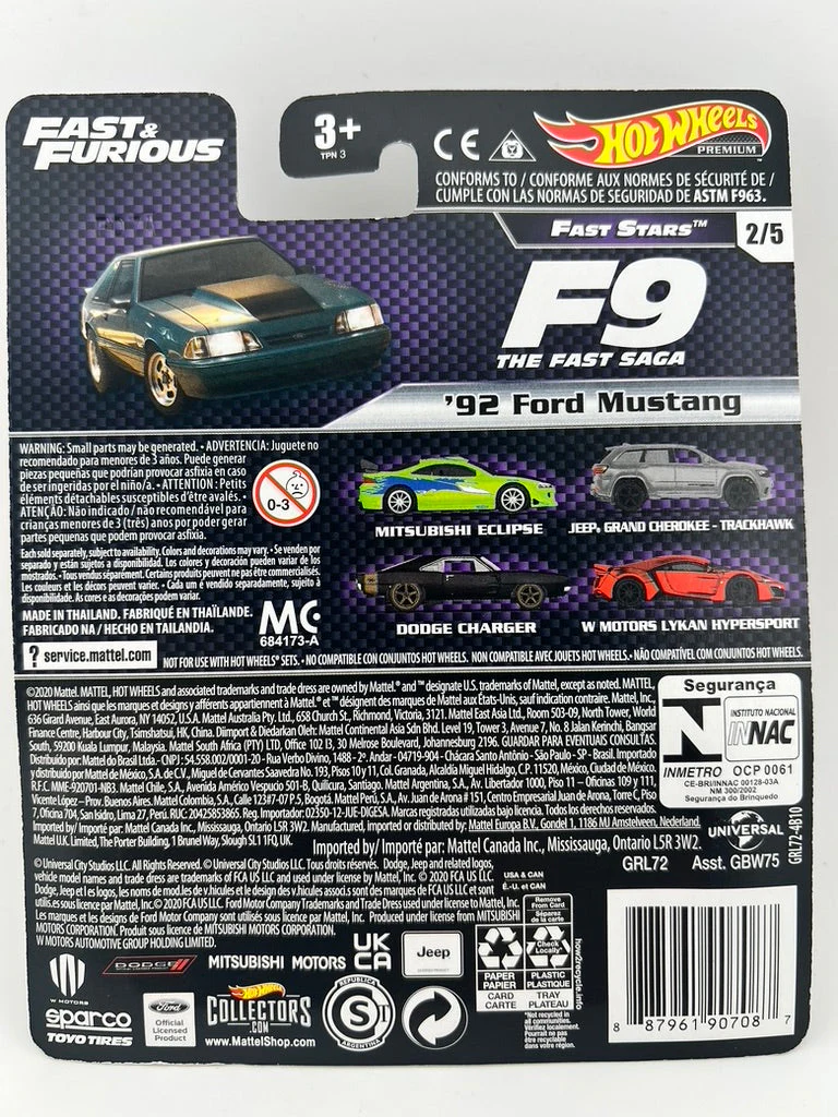 Hot Wheels Fast & Furious – ’92 Ford Mustang - Image 3
