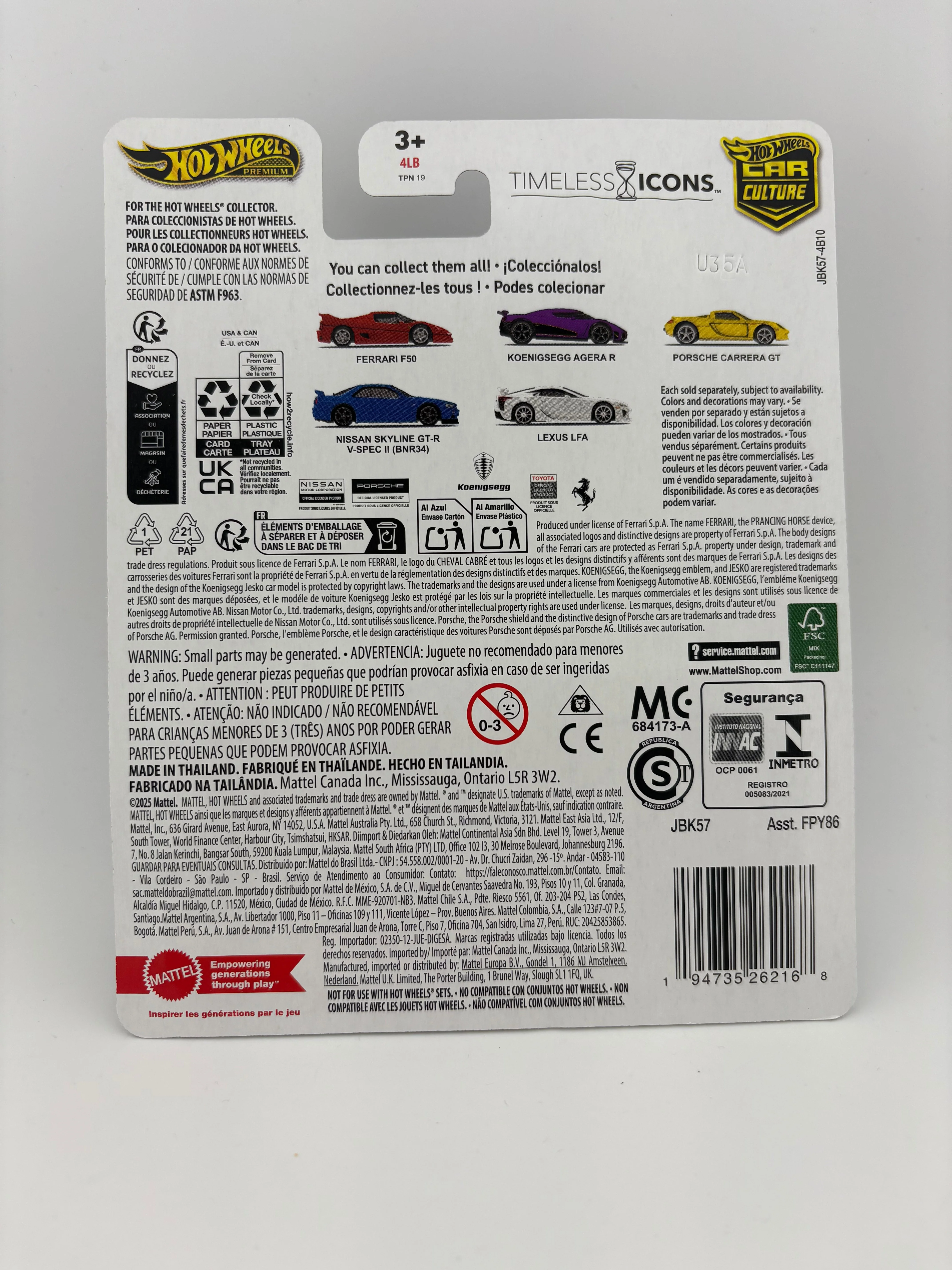 Hot Wheels Premium Timeless Icons – Lexus LFA - Image 2