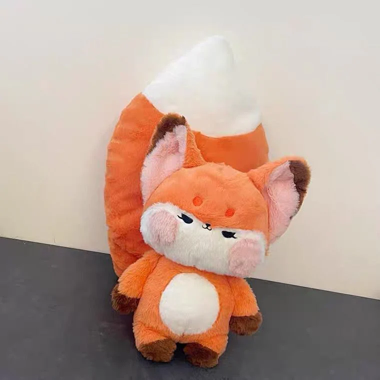 Household Fashionable Big Tail Fox Doll Plush Toys - Image 2