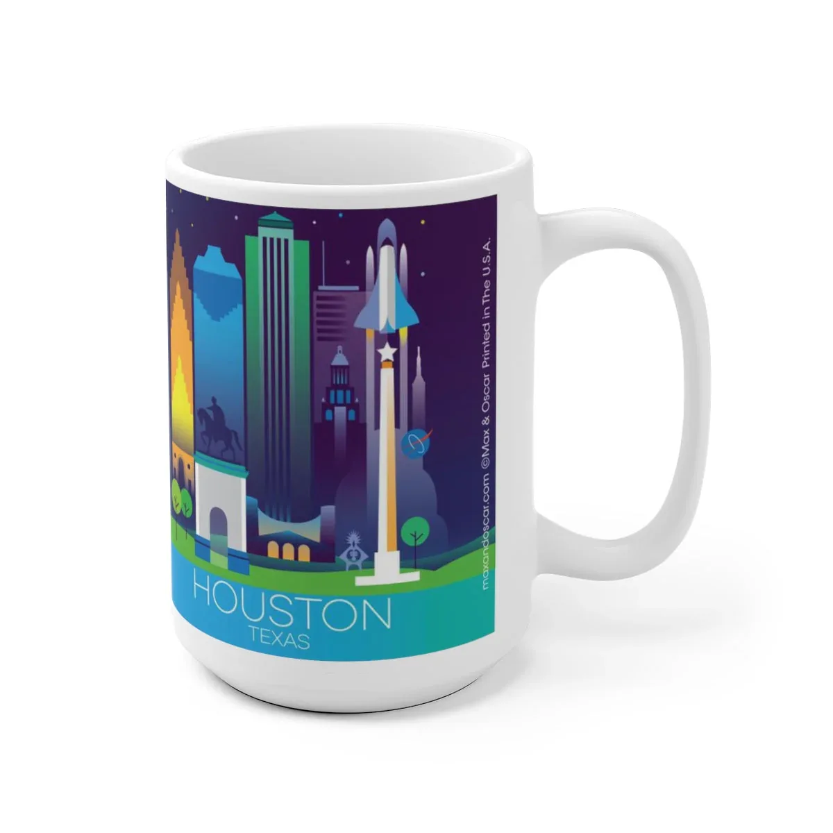 HOUSTON 11 OZ OR 15 OZ CERAMIC MUG - Image 3