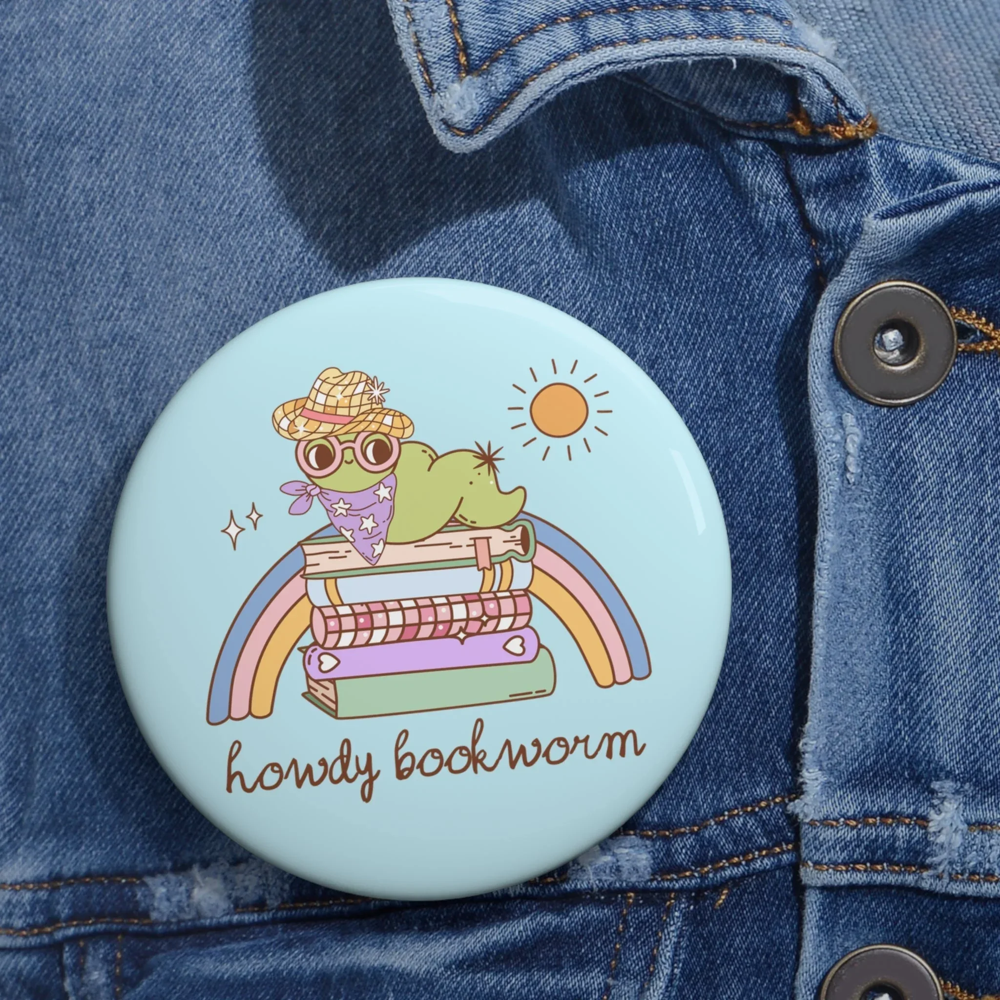 Howdy Bookworm Button - Image 4