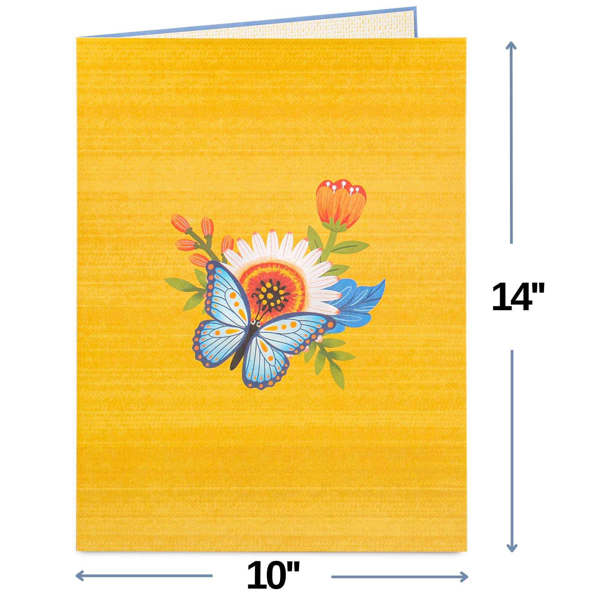 Hugepop Artisan Flower Pop Up Card with Detachable Bouquet - Image 6
