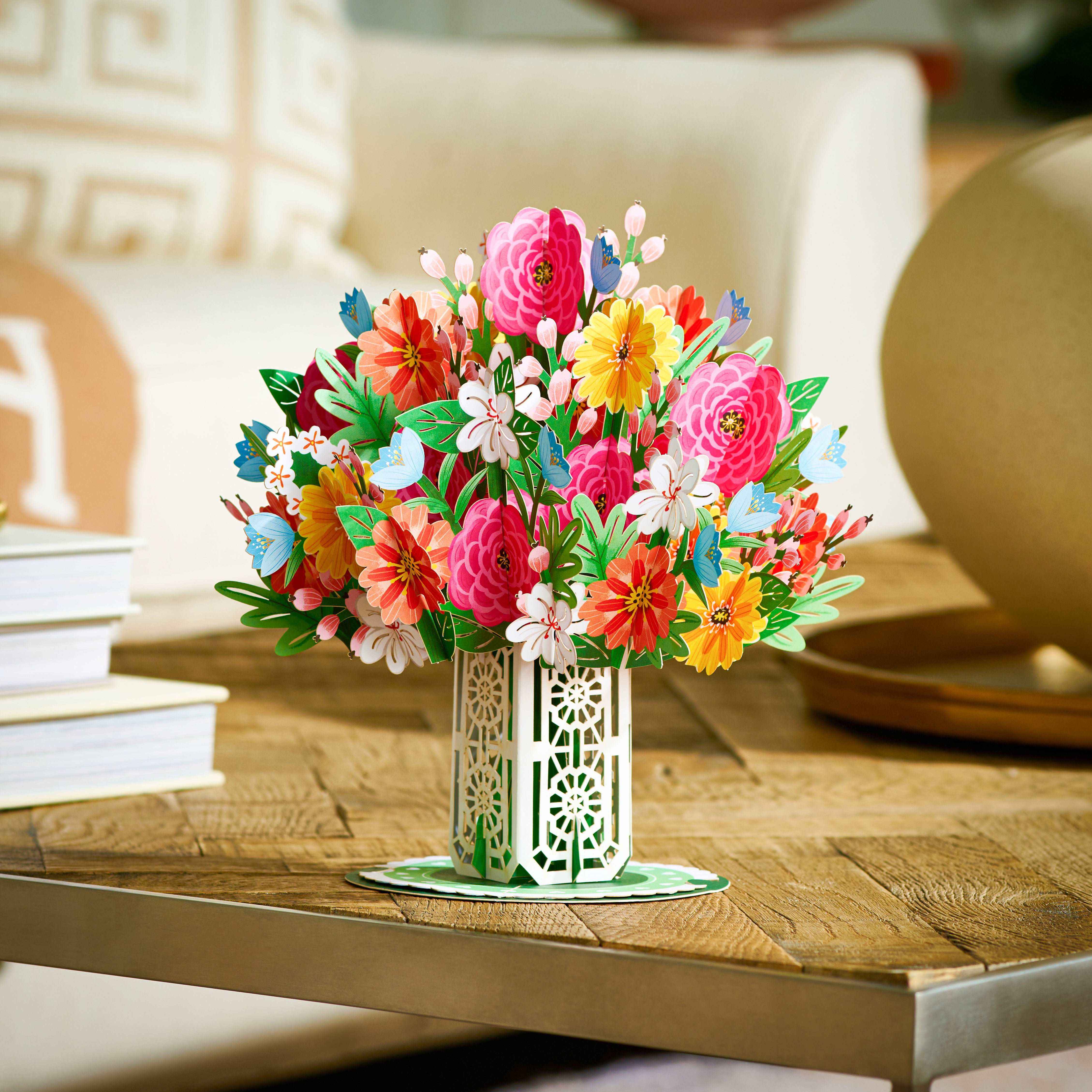 HugePop Blissful Flower Bouquet Pop Up with Detachable Paper Flower - Image 9