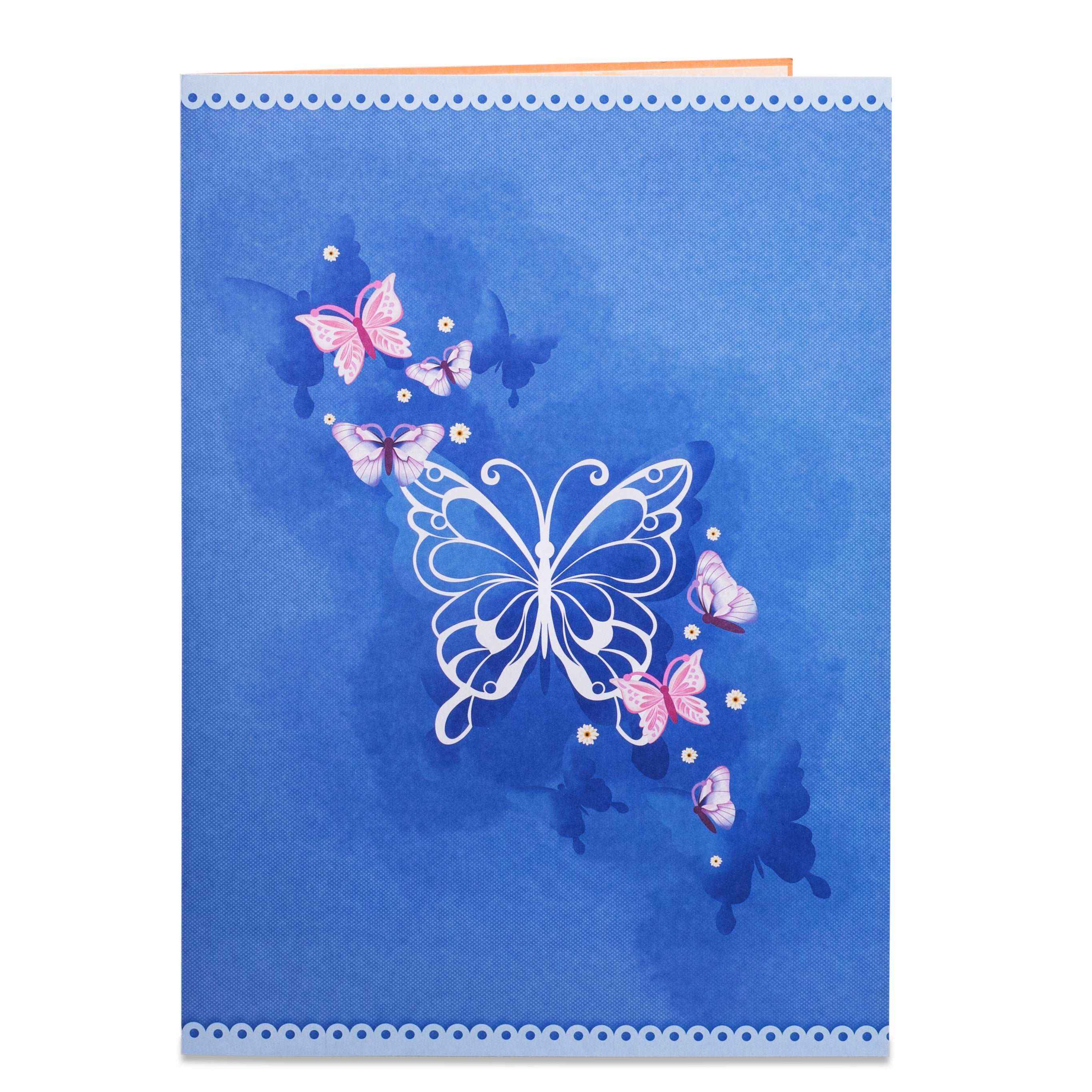 HugePop Butterfly Pop Up Card with Detachable Bouquet - Image 8
