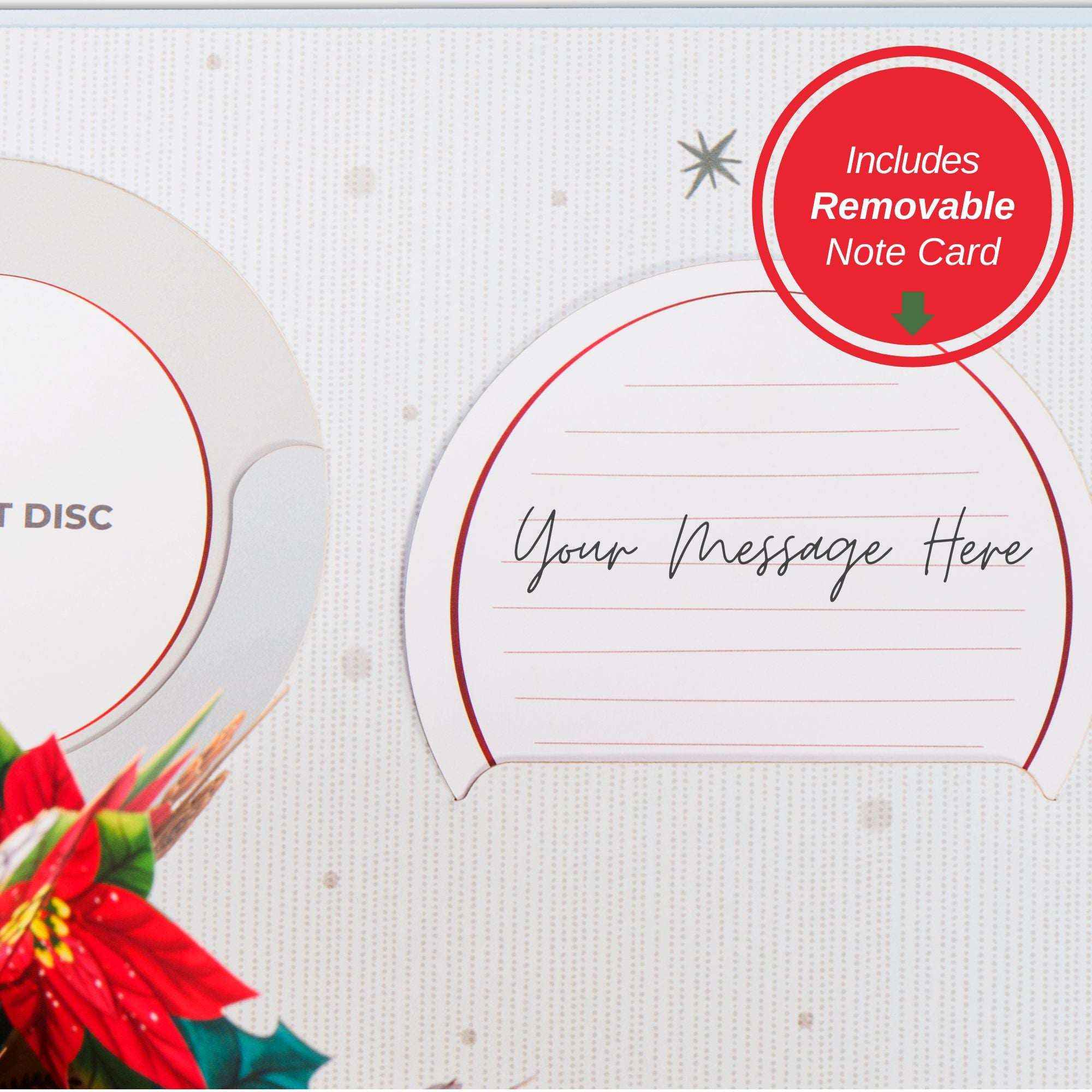 HugePop Christmas Spirit Flower Bouquet Pop Up Card - Image 10