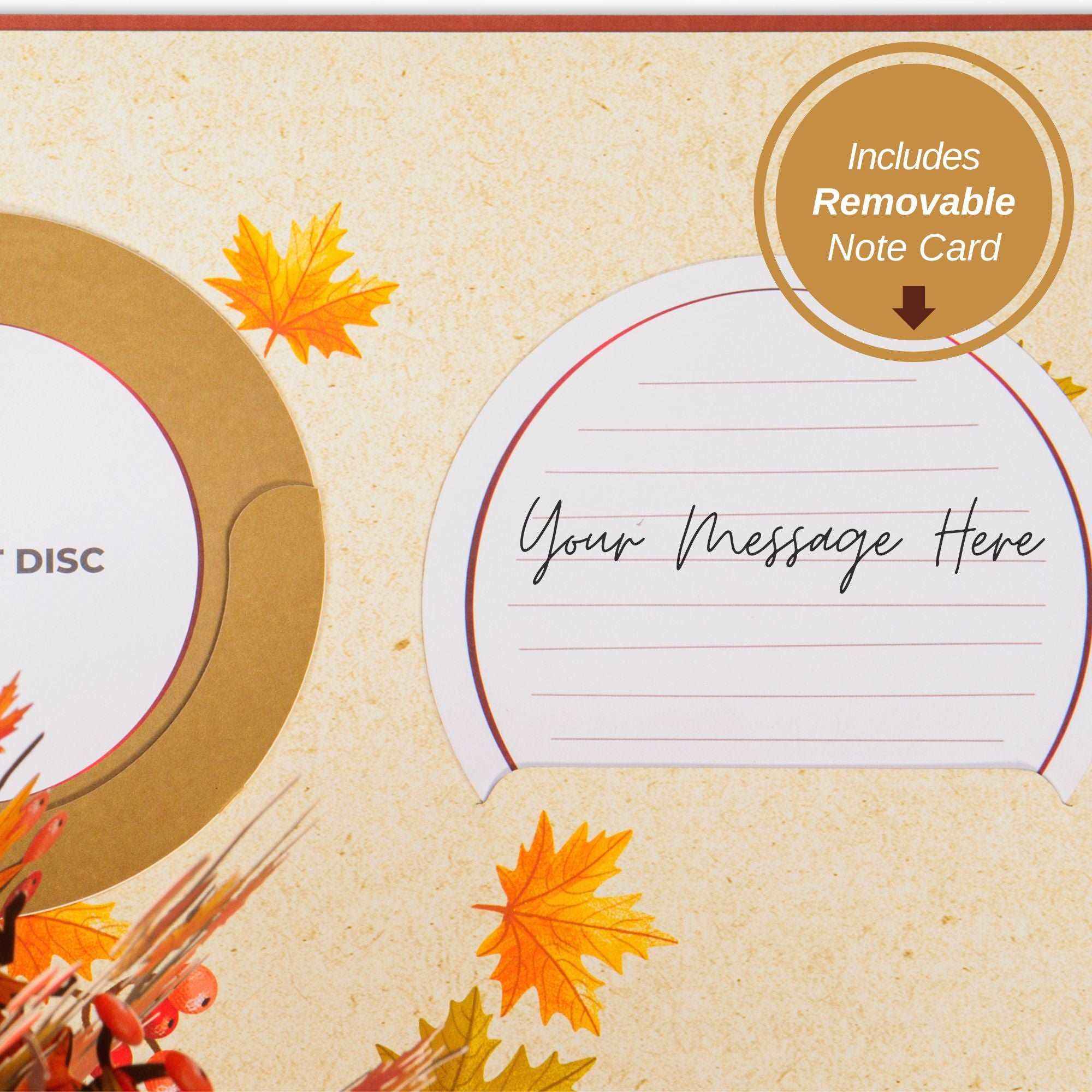 HugePop Pop Up Maple Leaf with Detachable Bouquet - Image 7