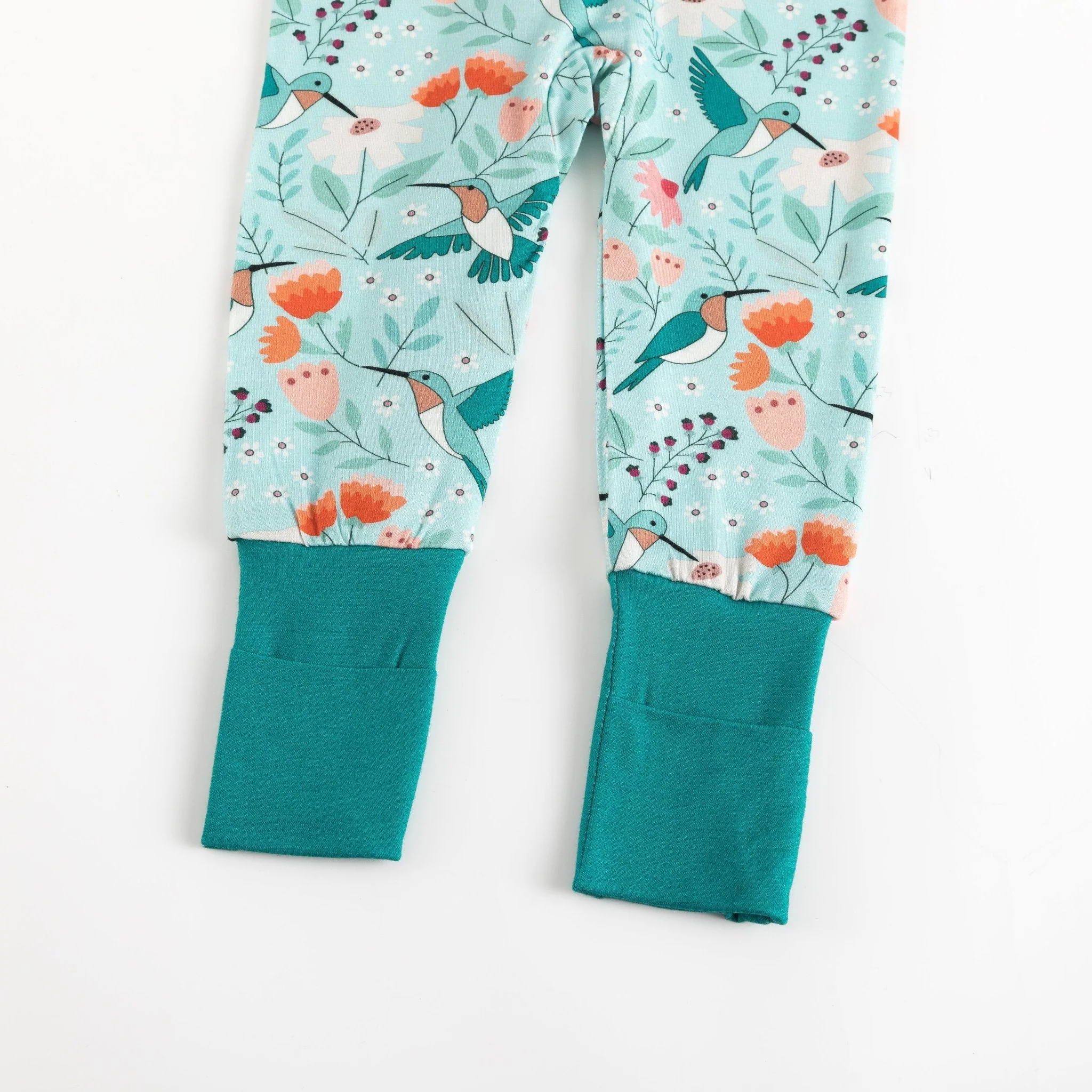 Hummingbird Bloom (Convertible Zip Footies) - Image 6