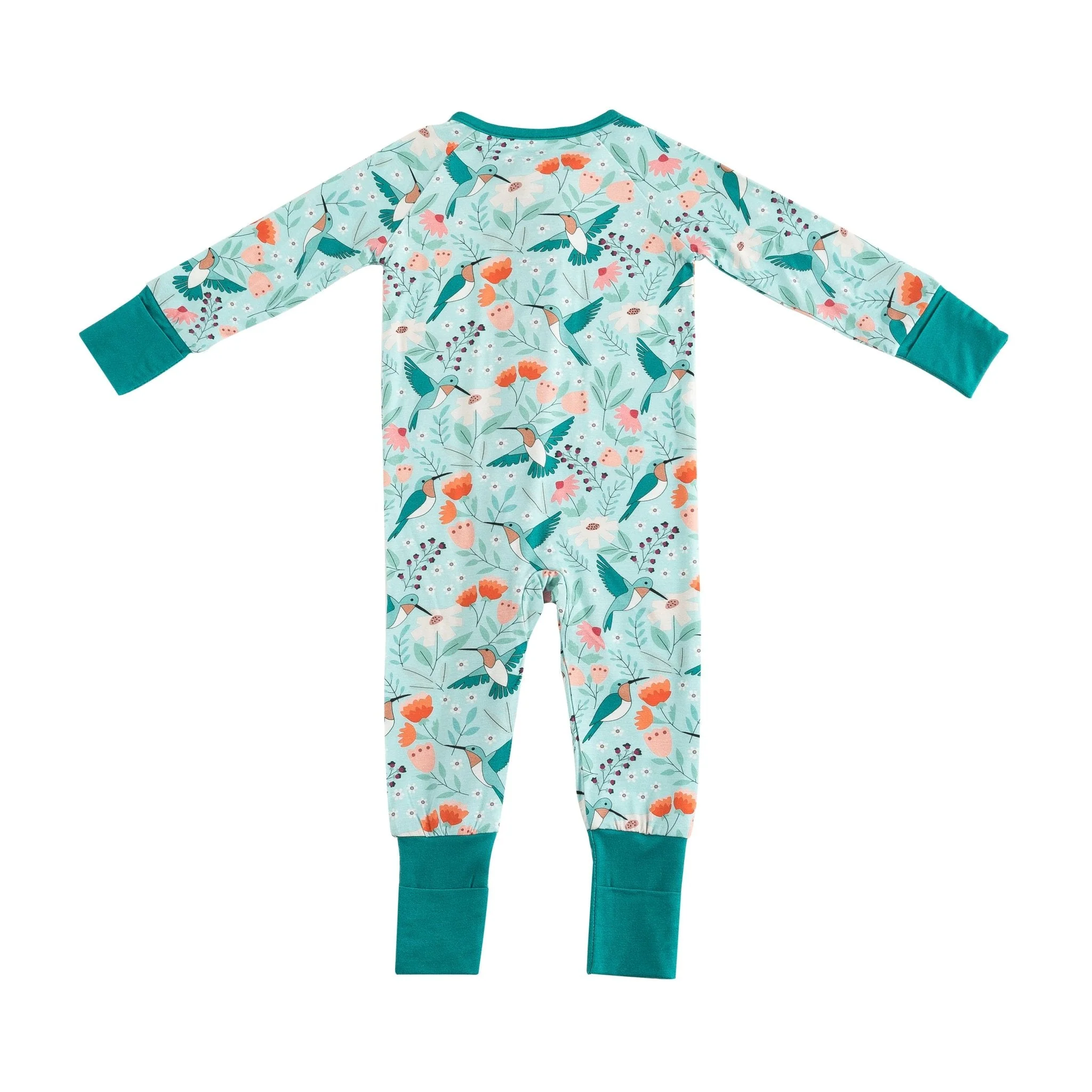 Hummingbird Bloom (Convertible Zip Footies) - Image 7