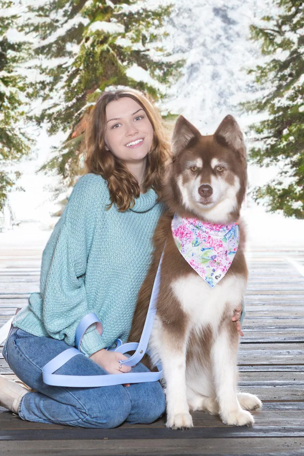 Hydrangea Haven Dog Bandana - Image 3