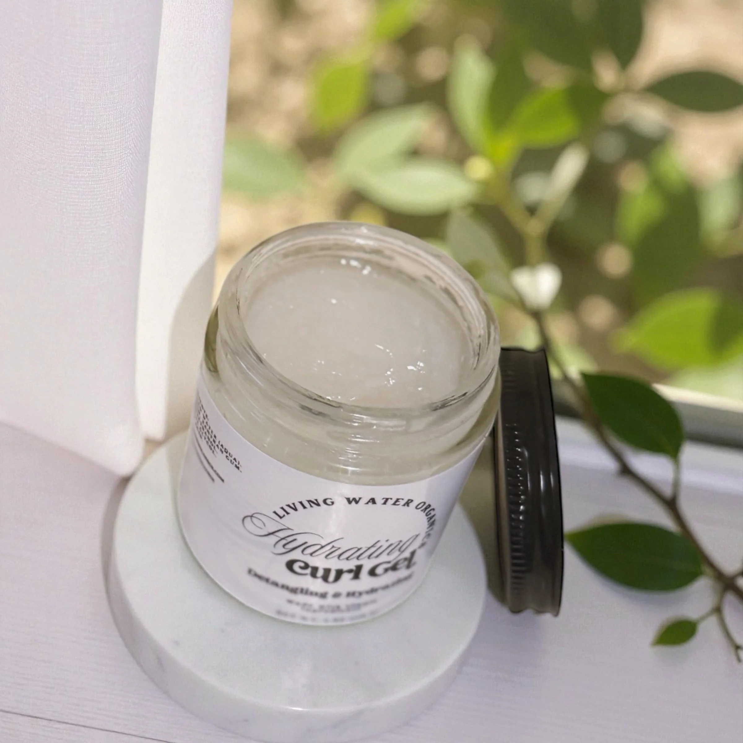 Hydrating Curl Gel for Curly, Coily, and Wavy Hair Oil-Free (Buildable Medium to Strong Hold) - Image 2