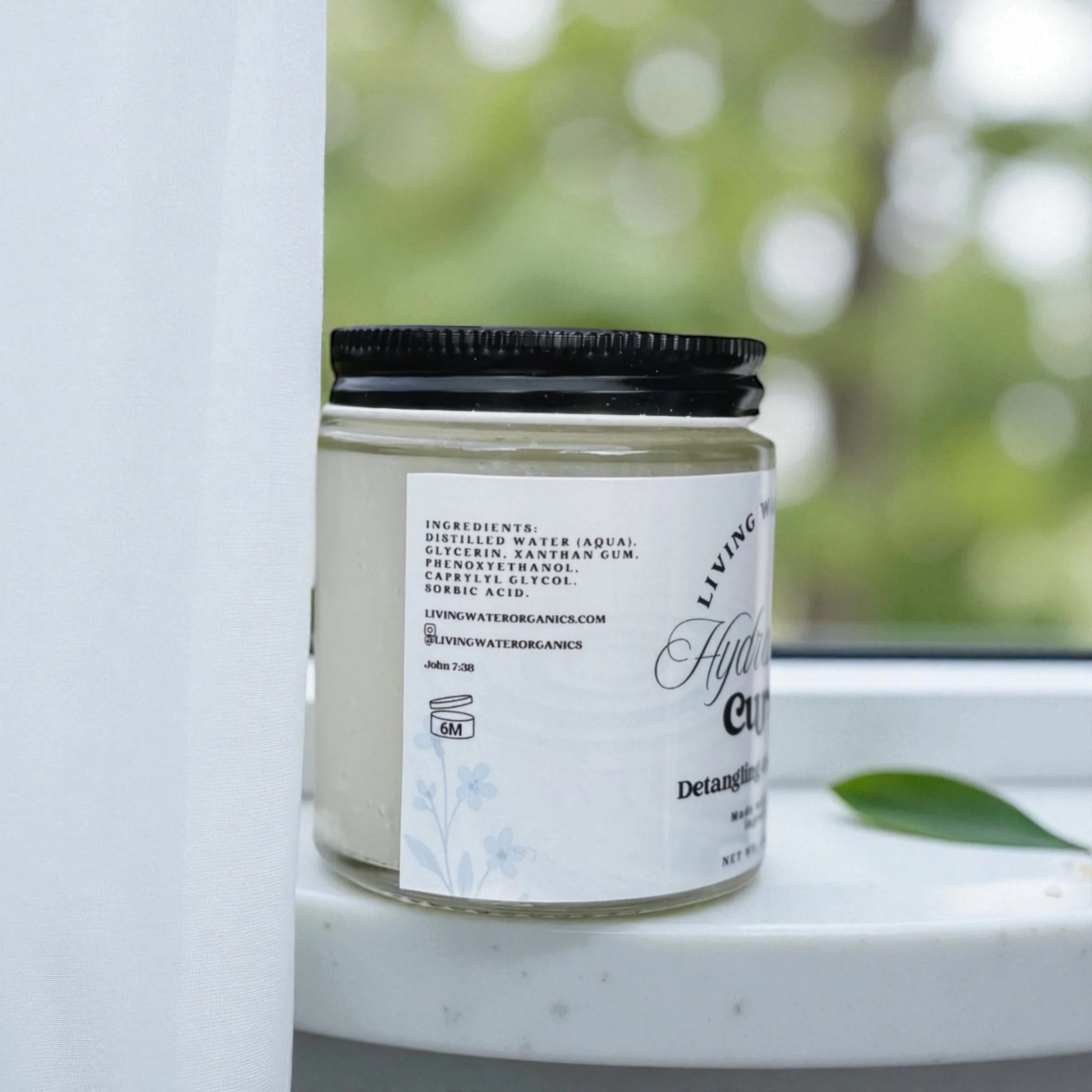 Hydrating Curl Gel for Curly, Coily, and Wavy Hair Oil-Free (Buildable Medium to Strong Hold) - Image 3