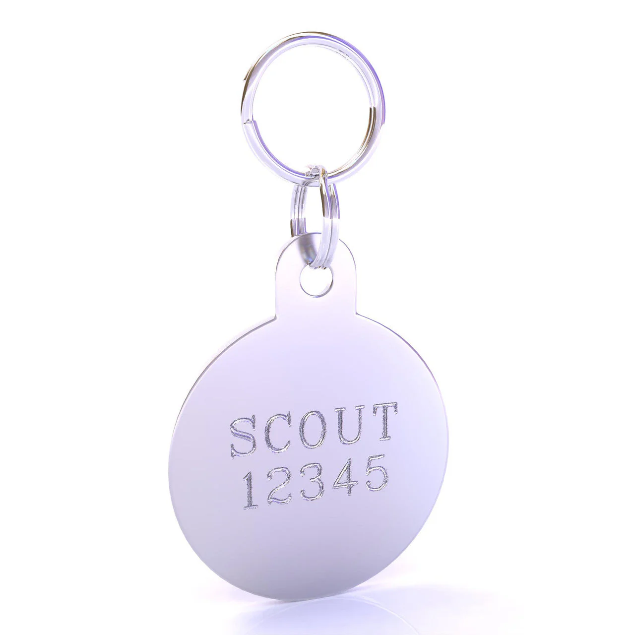 HyperLite Circle Dog ID Tag with Engraving - Image 10