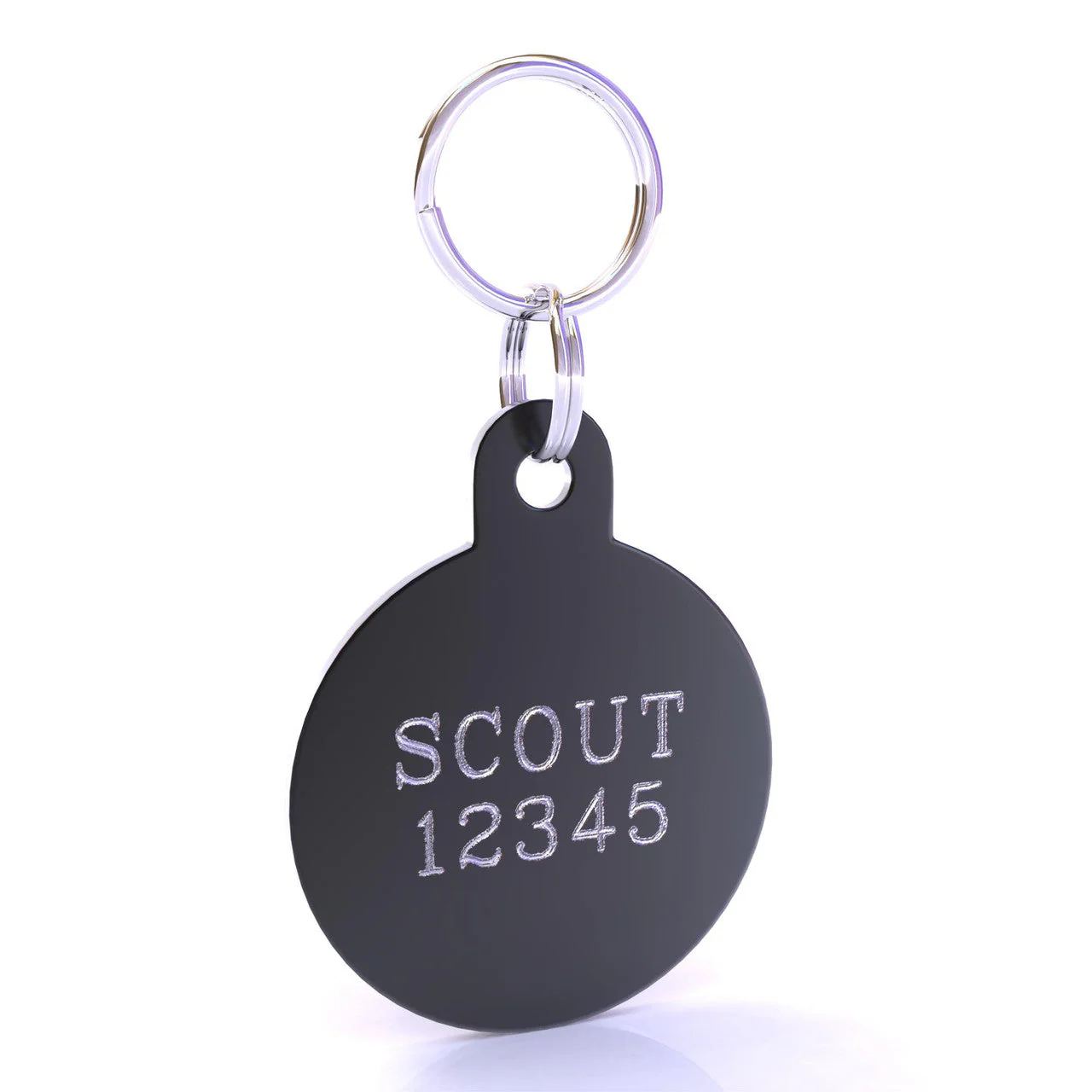 HyperLite Circle Dog ID Tag with Engraving - Image 2
