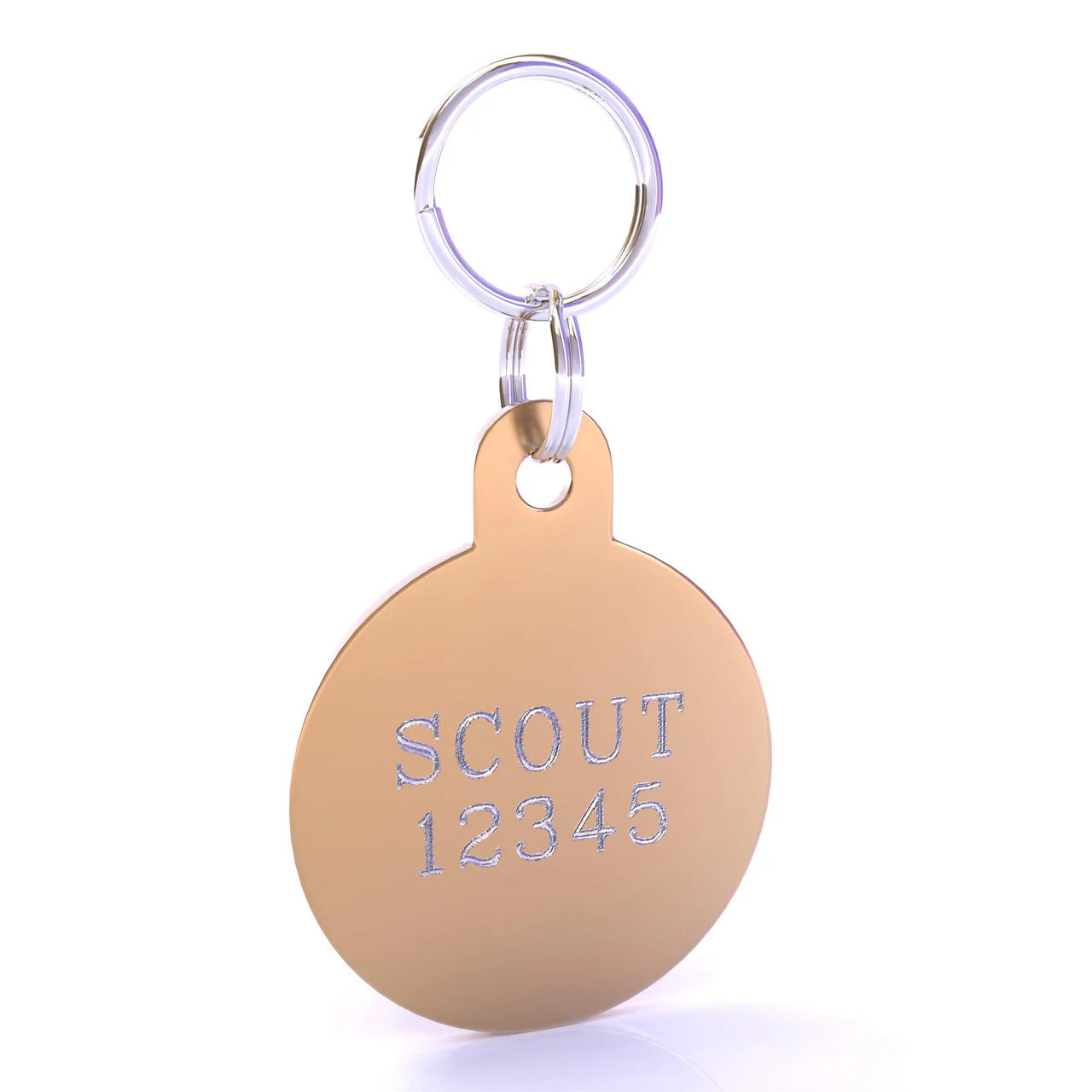 HyperLite Circle Dog ID Tag with Engraving - Image 3