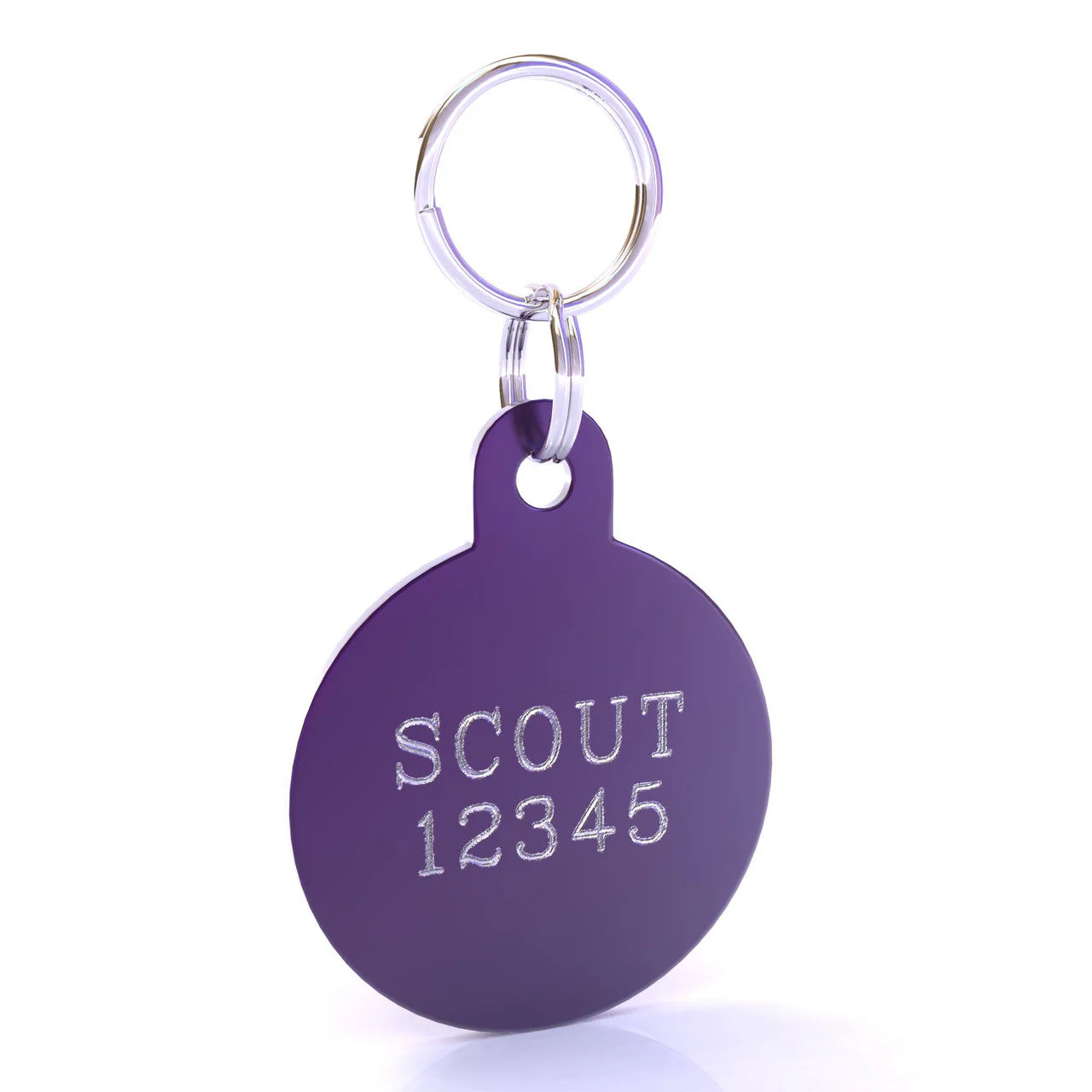 HyperLite Circle Dog ID Tag with Engraving - Image 6