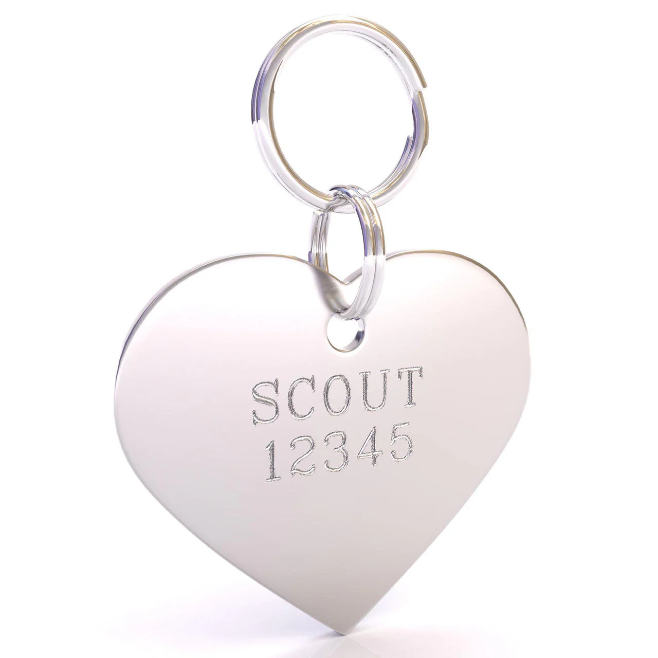 HyperLite Heart Dog ID Tag with Engraving - Image 10