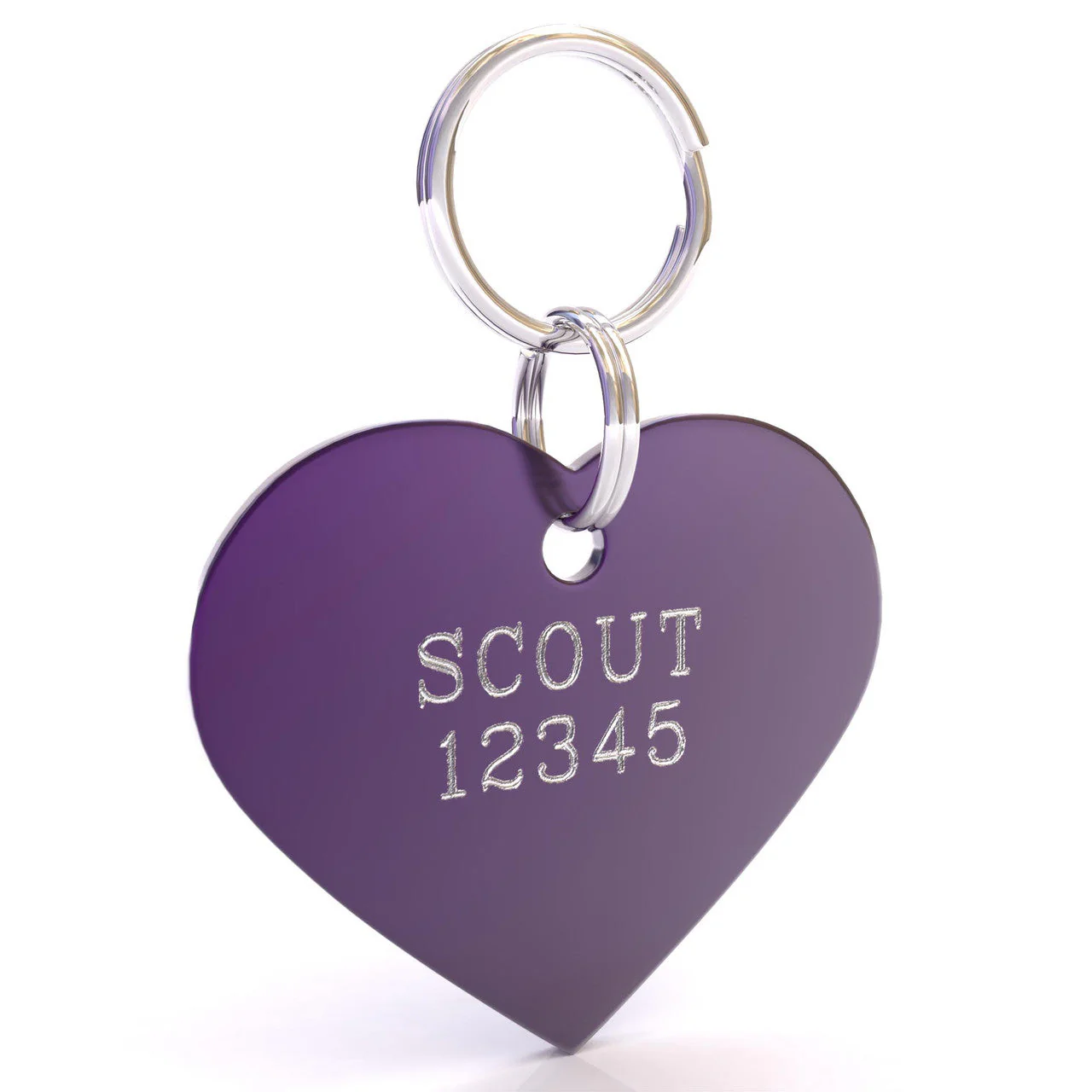 HyperLite Heart Dog ID Tag with Engraving - Image 6