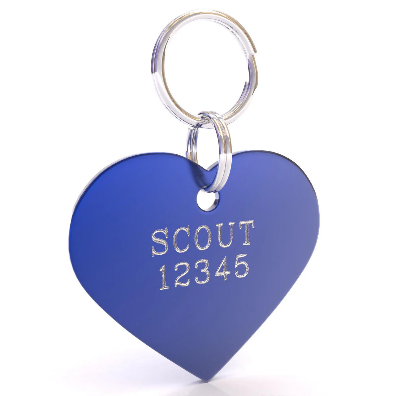 HyperLite Heart Dog ID Tag with Engraving - Image 8