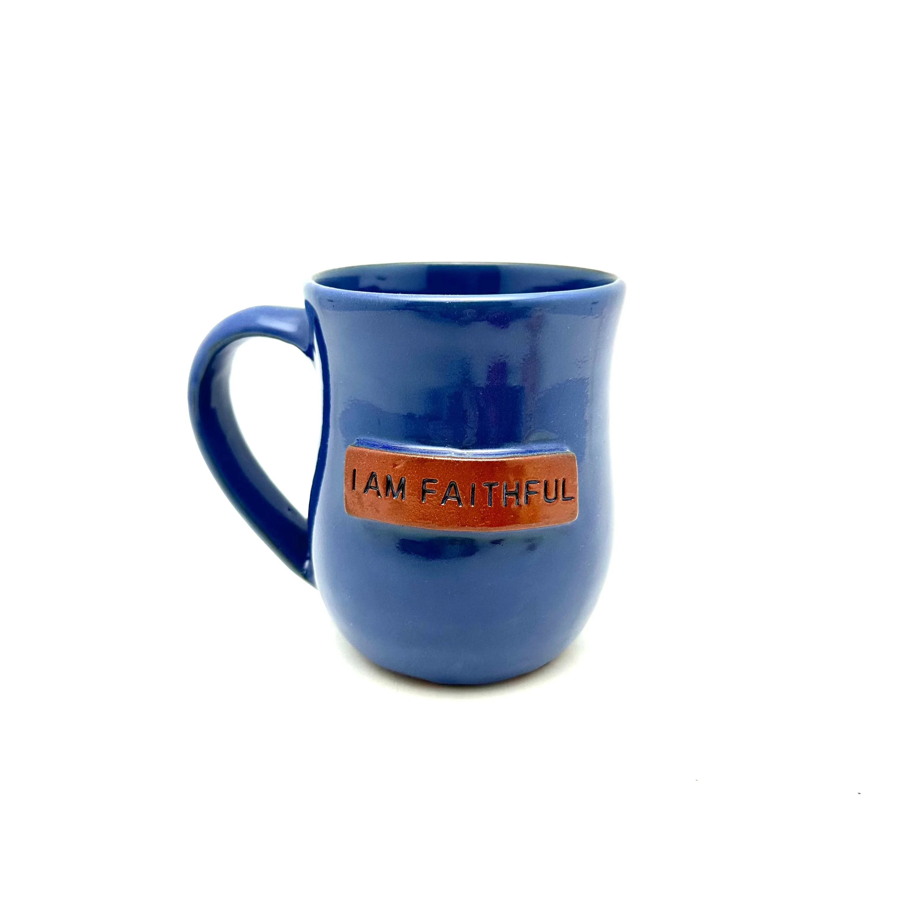 I am Faithful Mug- Blue - Image 2