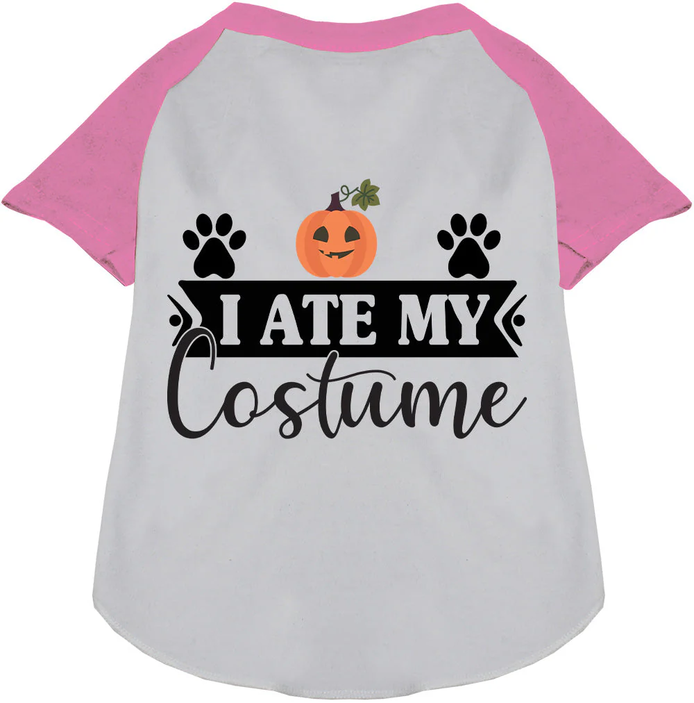 I Ate My Costume Pet Raglan Shirt - Image 4