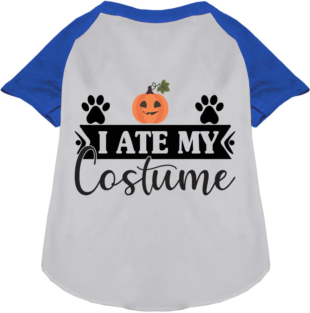 I Ate My Costume Pet Raglan Shirt - Image 5