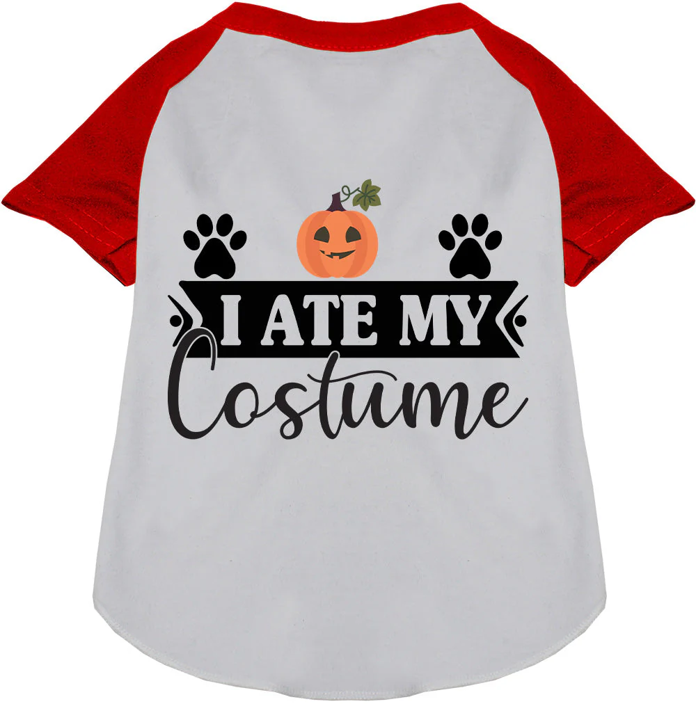 I Ate My Costume Pet Raglan Shirt - Image 7
