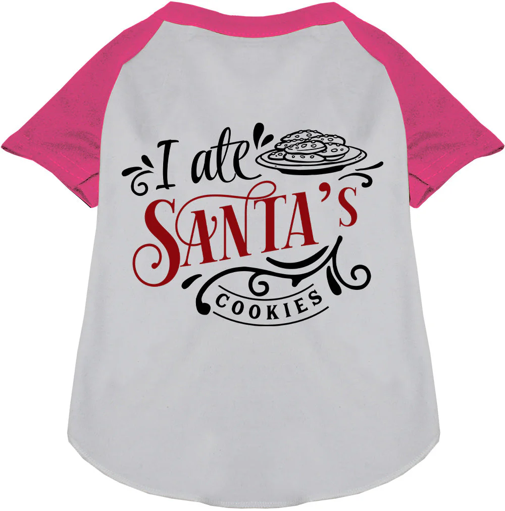 I Ate Santa's Cookies Pet Raglan Shirt - Image 5