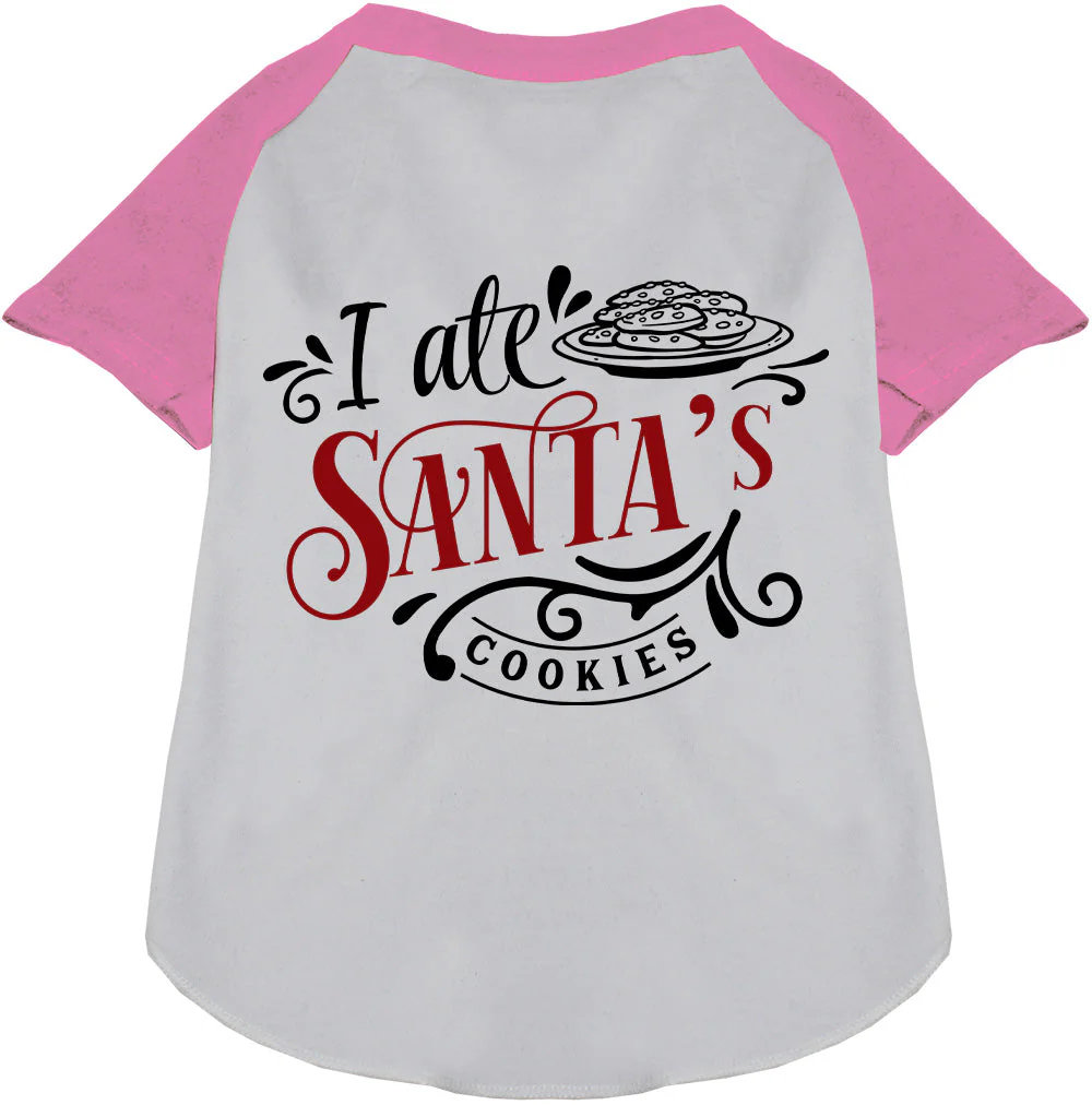 I Ate Santa's Cookies Pet Raglan Shirt - Image 6